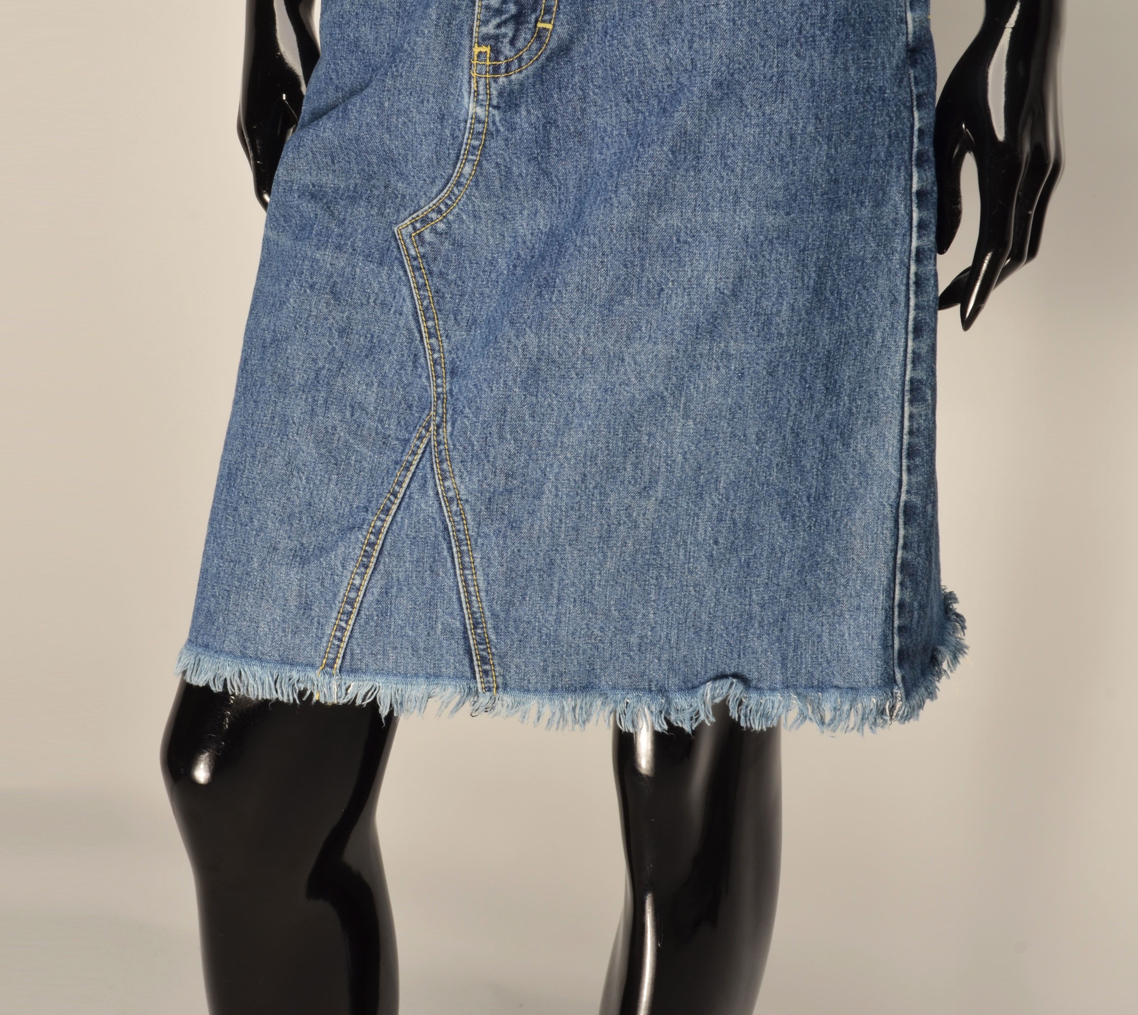 Tommy Hilfiger × Vintage Vintage Tommy Hilfiger Jeans Y2K Denim Skirt Size 30" / US 8 / IT 44 - 12 Thumbnail