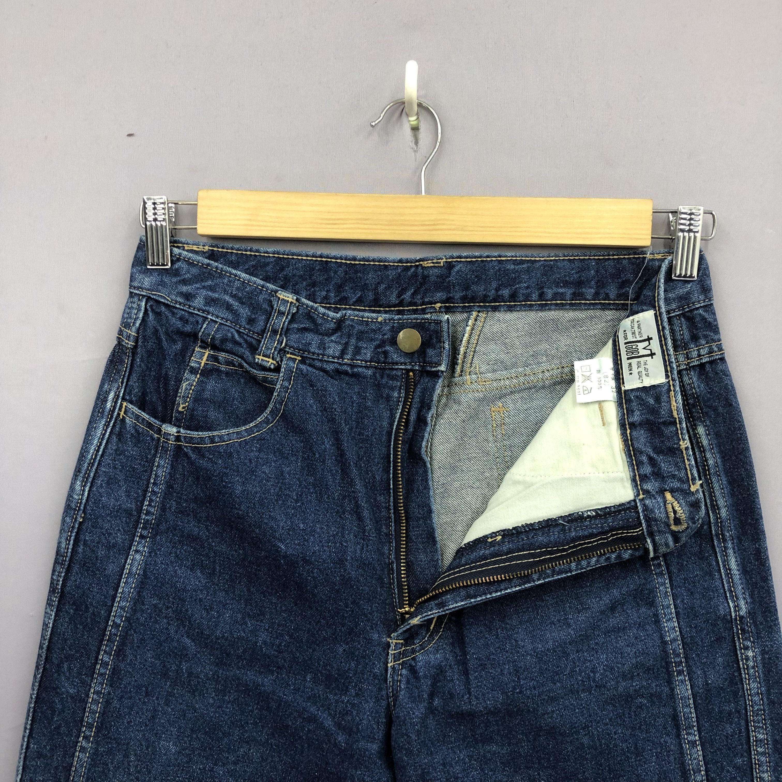 Japanese Brand Vintage 90s M Gob Japanese Tapered Loose Jeans Skater Denim Size US 32 / EU 48 - 5 Thumbnail