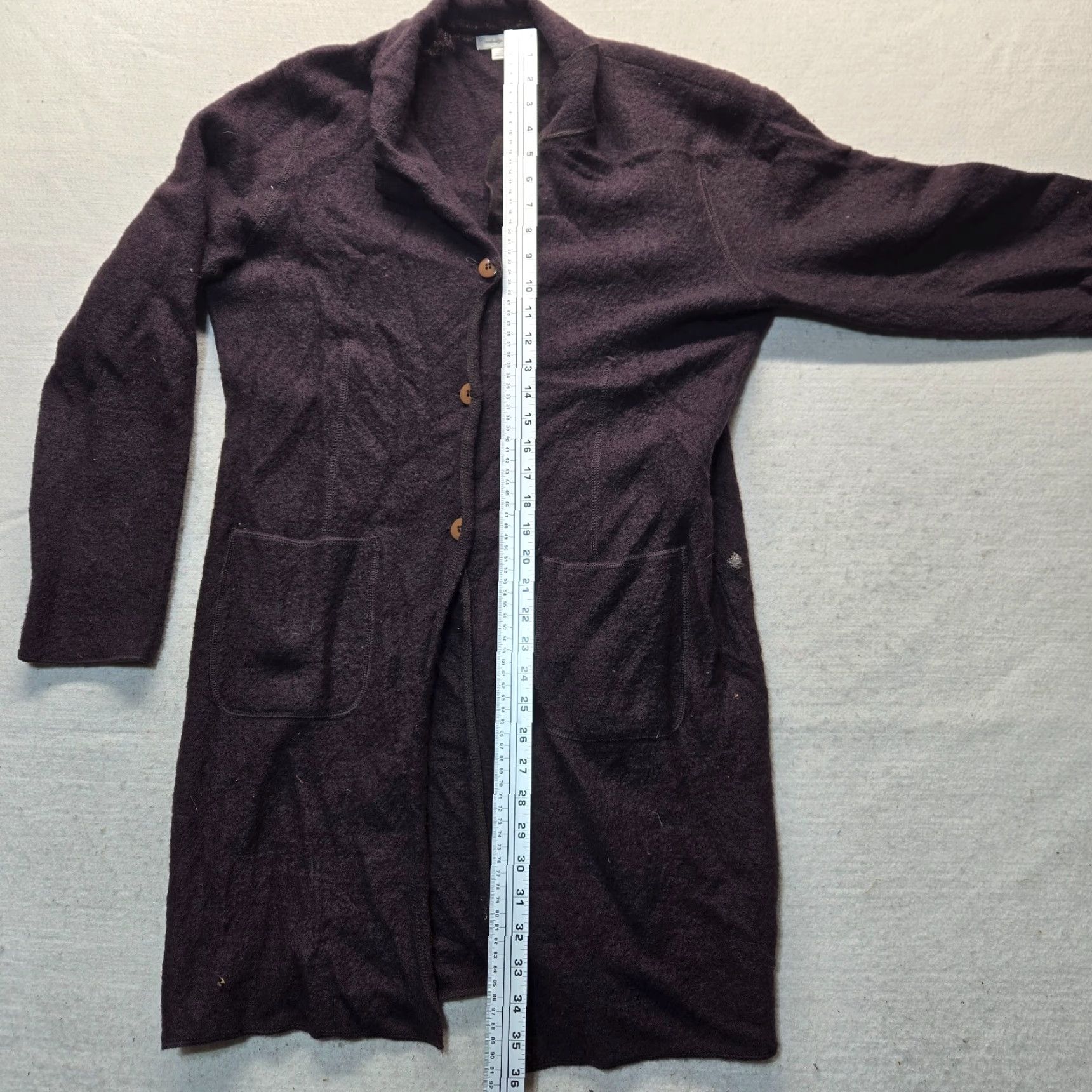 Vintage VINTAGE Cambridge Dry Goods Cardigan Shirt Women Large 100% Wool Brown Long Sleeve 3 Button Bell Sleeve Cardigan Mens Womens Girls not applicable Size L / US 10 / IT 46 - 7 Thumbnail