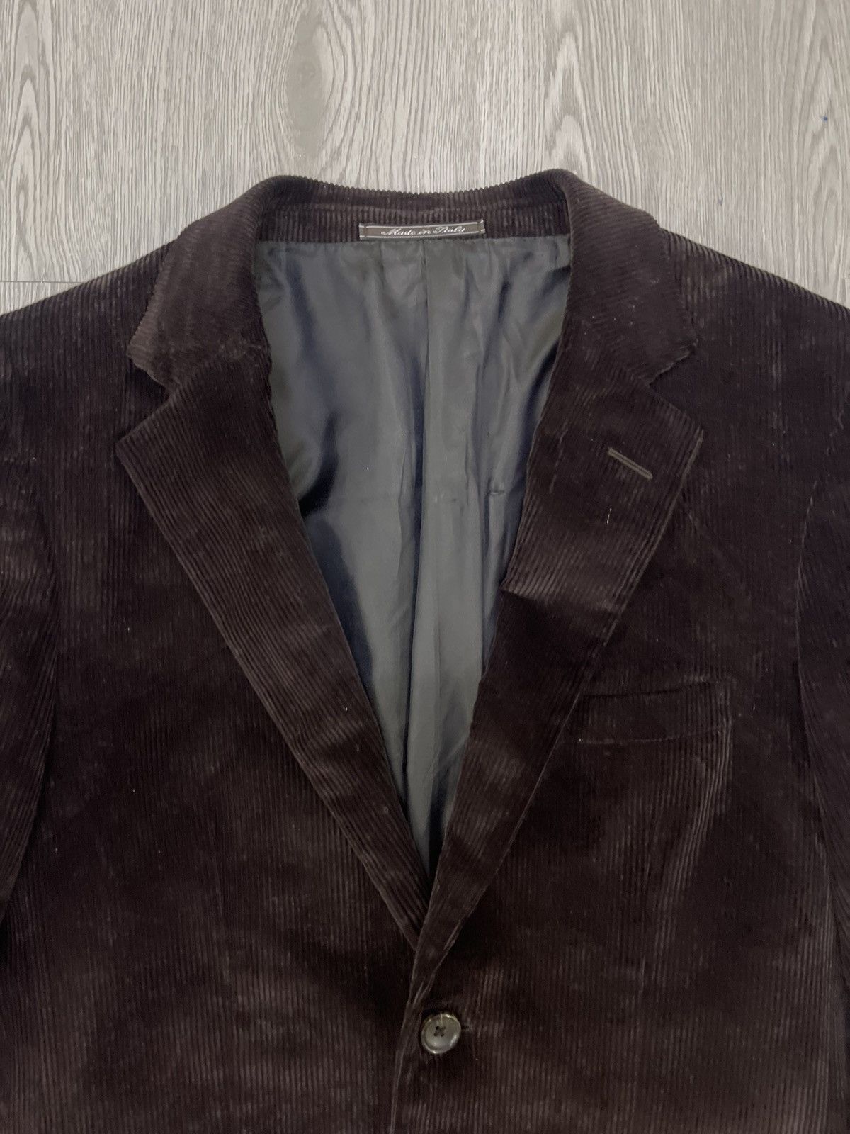 Gucci GUCCI brown cudroy coat jacket Size 44R - 4 Thumbnail