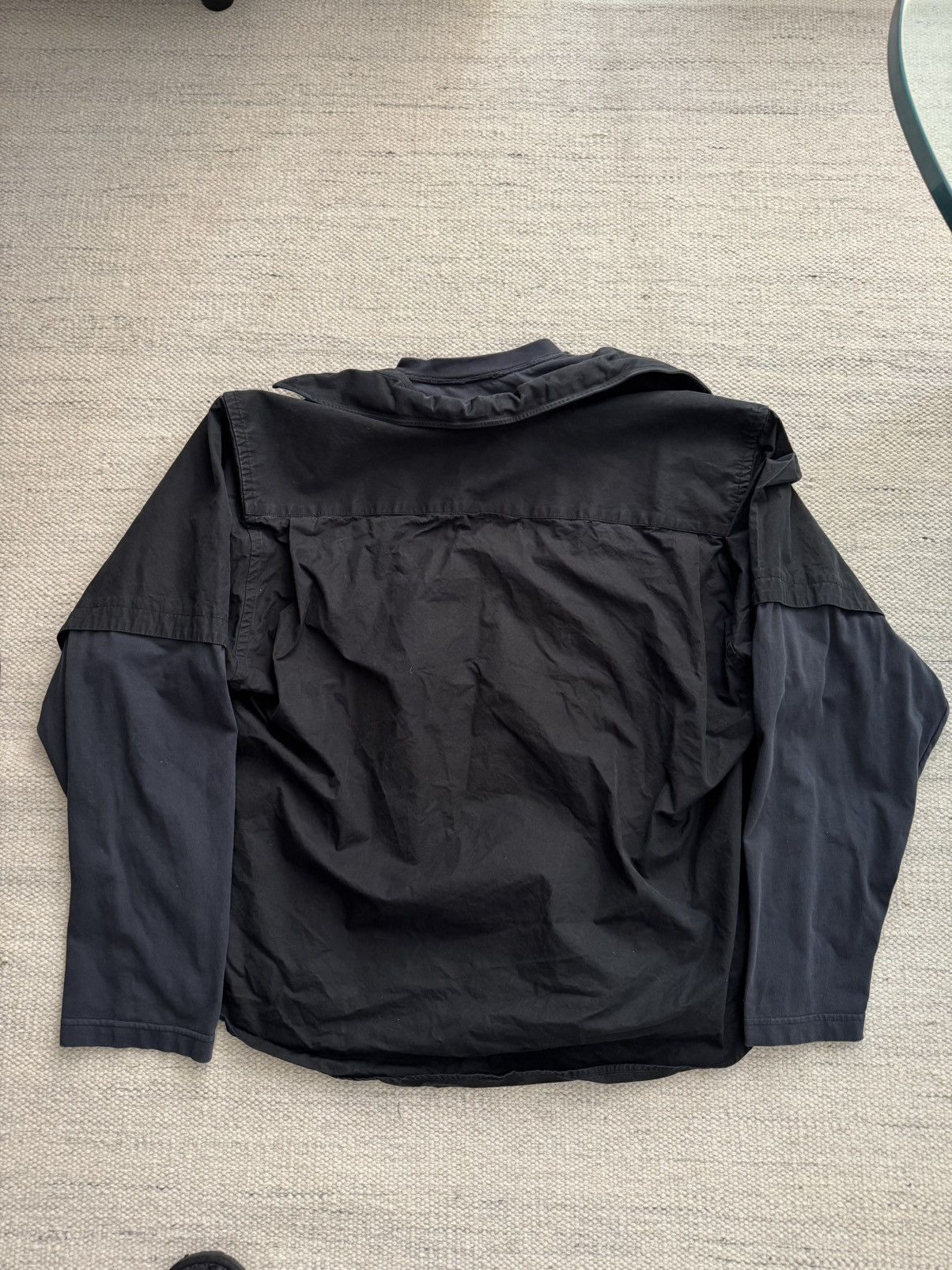 Balenciaga Balenciaga Trompe L’oeil Black Shirt Size US M / EU 48-50 / 2 - 3 Thumbnail