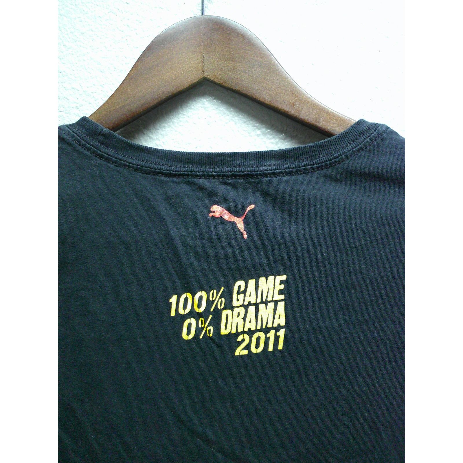 Puma Germany Women's Soccer Graphic T-Shirt Black Sport Tee Small Size S / US 4 / IT 40 - 5 Thumbnail
