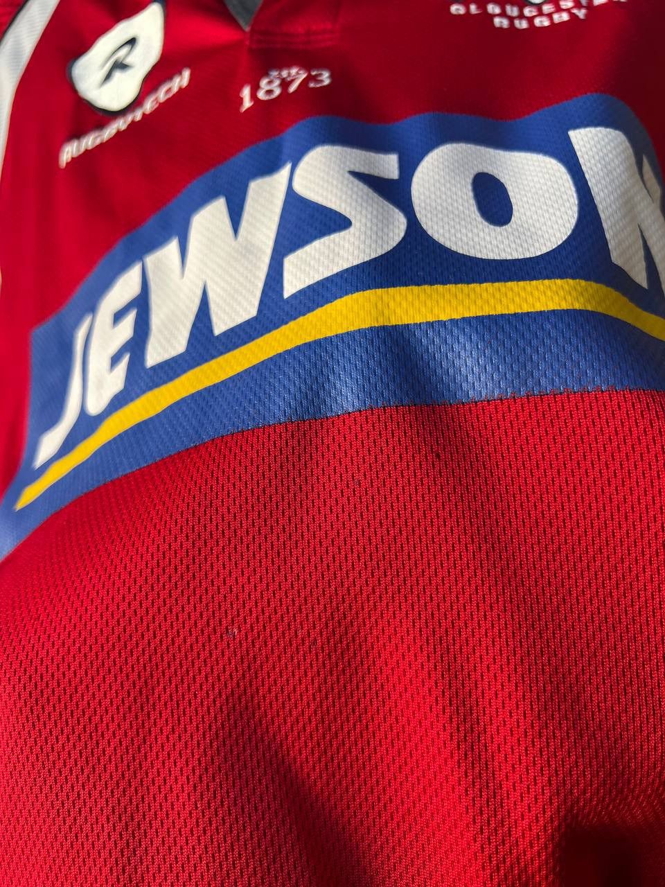 Vintage 2008 GLOUCESTER RUGBY RUGBYTECH JERSEY RARE SHIRT SIZE L Size US L / EU 52-54 / 3 - 8 Thumbnail