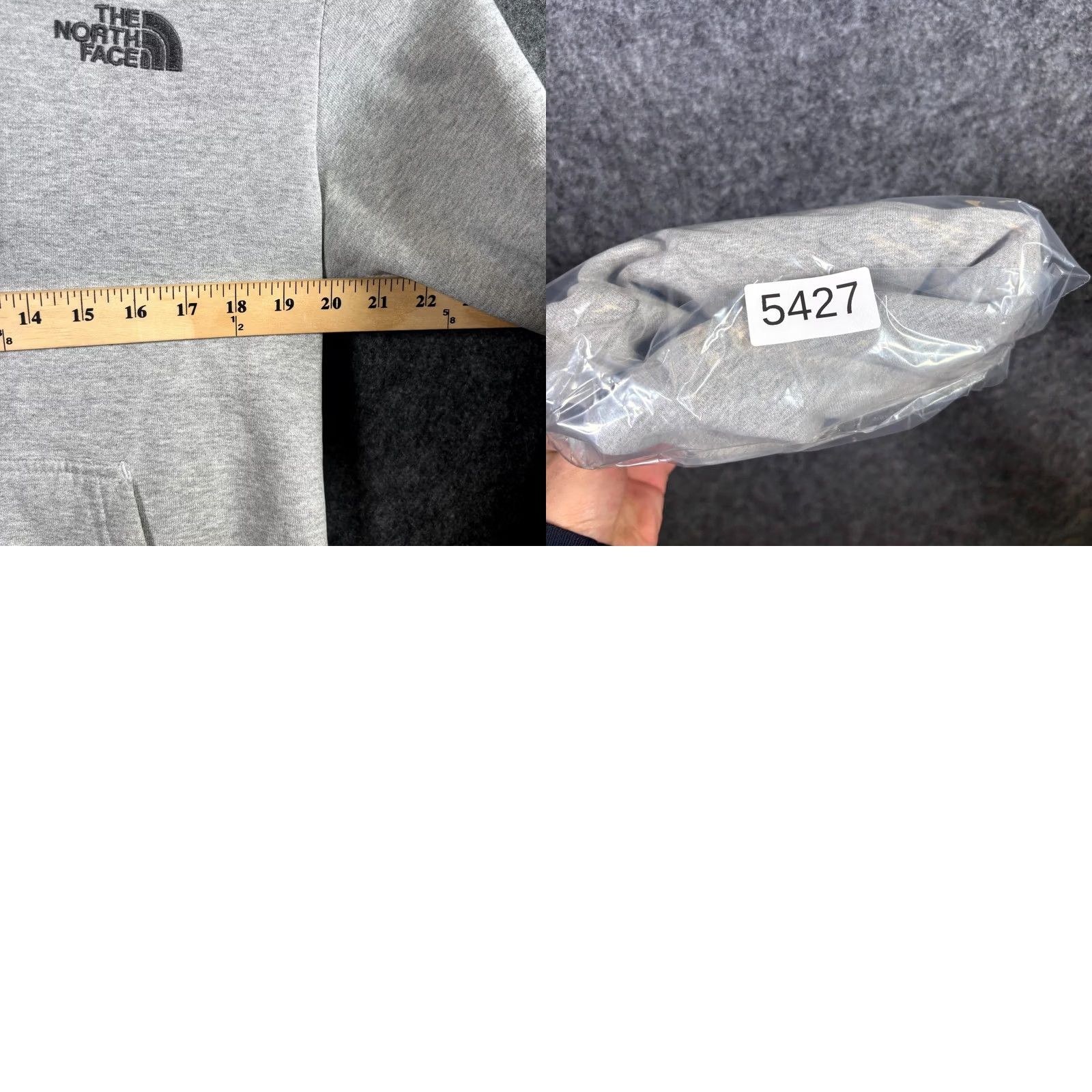 The North Face The North Face Hoodie Mens M Gray Polyester Full-Zip Sweatshirt Size US M / EU 48-50 / 2 - 8 Thumbnail