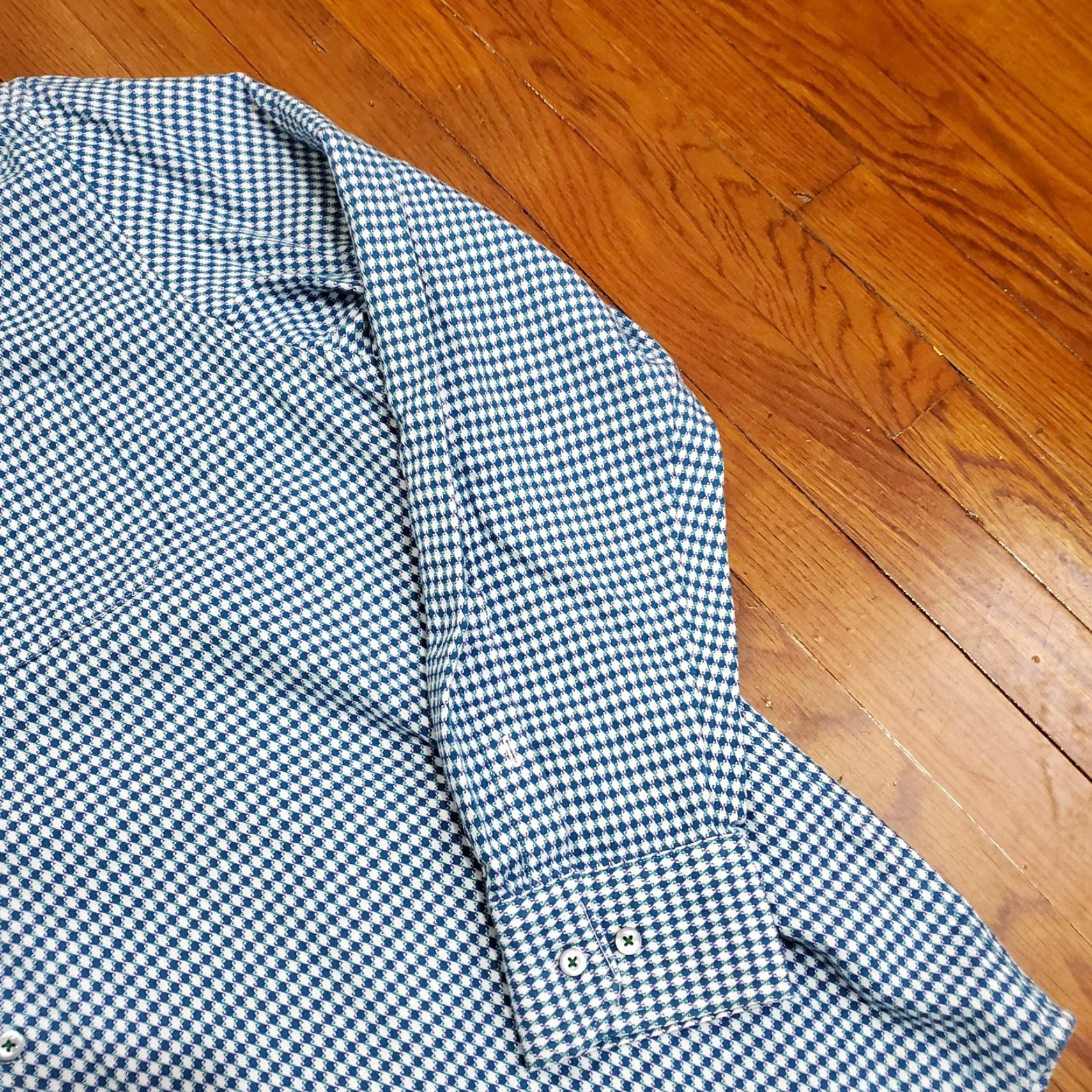 Tommy Bahama Tommy Bahama Shirt Mens 3XL Blue Check 100% Cotton Long Sleeve Button Front Size US XXL / EU 58 / 5 - 3 Thumbnail