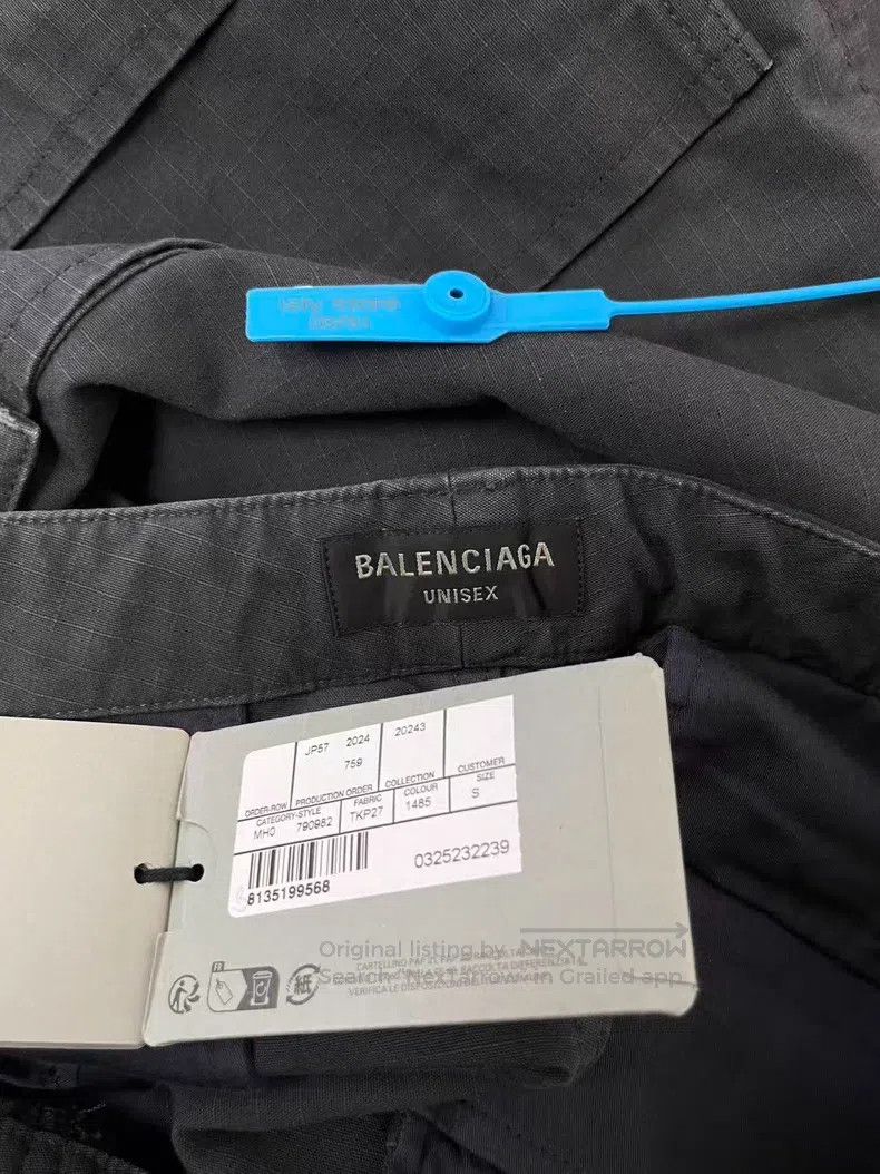 Balenciaga Balenciaga size S Washed Distressed Mid-Waist Loose Fit El Size US 27 - 4 Thumbnail