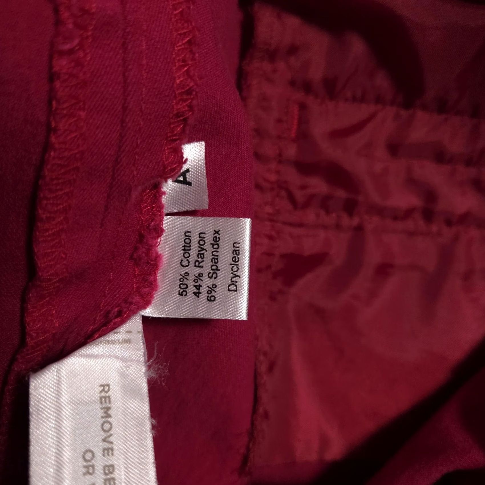 Loft LOFT Pants Womens 6 Red Kate Stretch Flare Side Zip Dress Career Work Office Pants Women's Red Kate Stretch Flare Side Zip Office Workwear 6 Womens Size 28" / US 6 / IT 42 - 7 Thumbnail