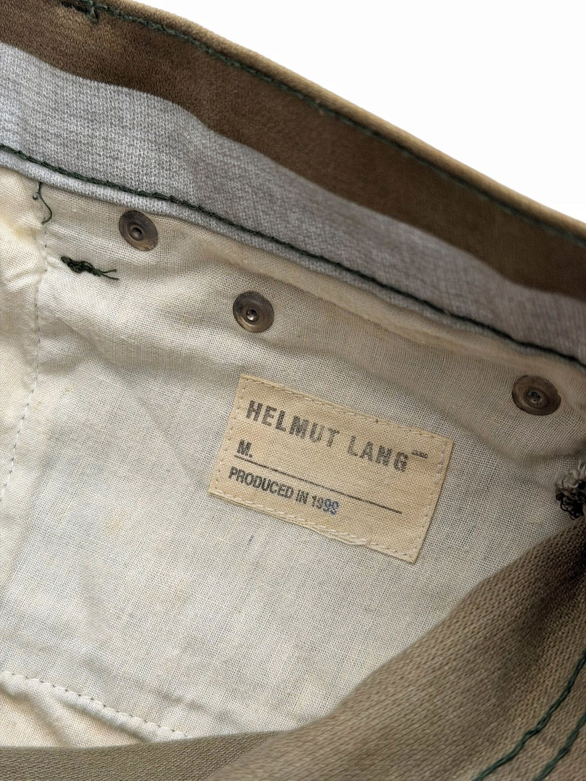 Helmut Lang 1999 Prisoner Denim Stripe Pants Size US 28 / EU 44 - 10 Thumbnail