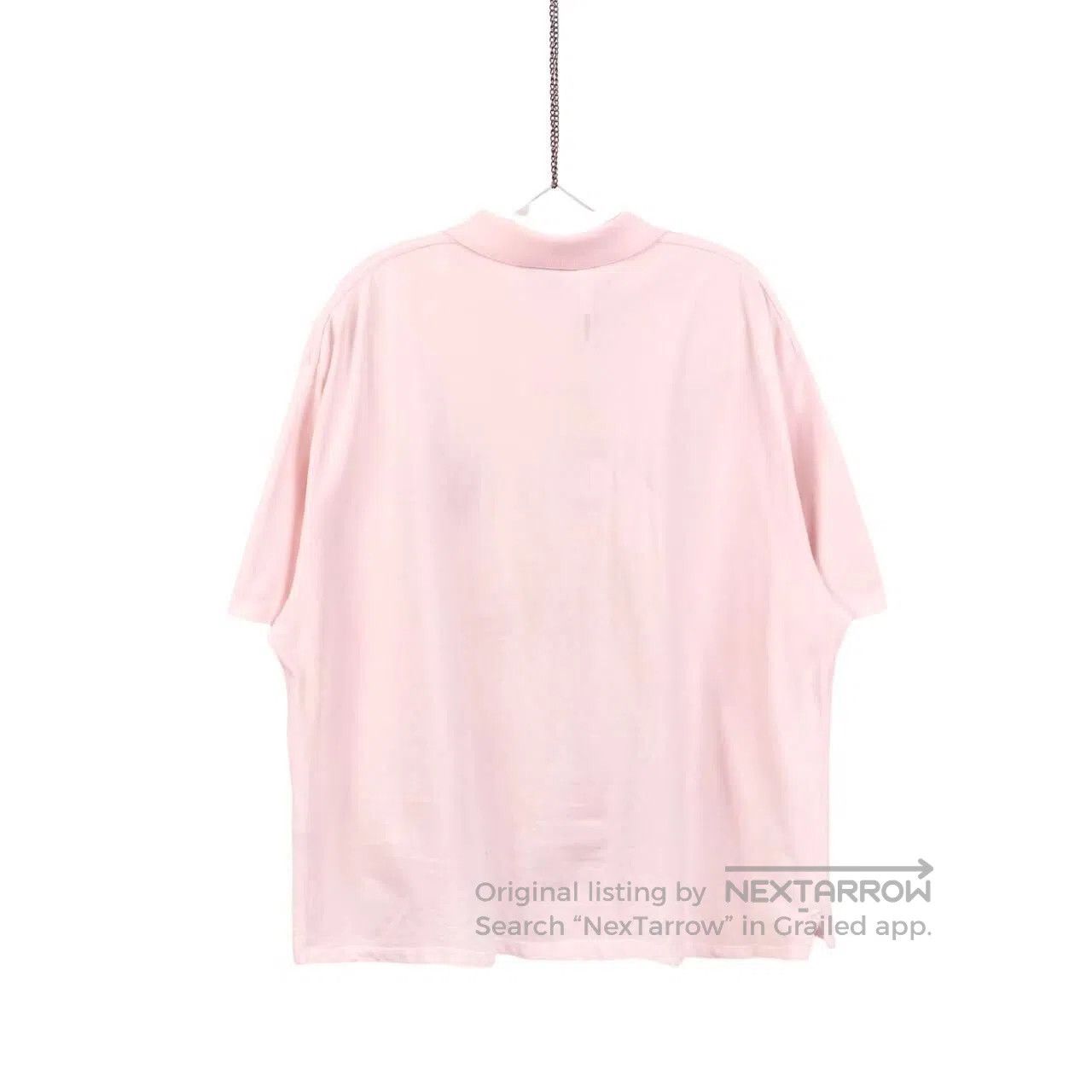 Loewe Loewe Watermelon letter embroidery logo pink polo shirt sh Size L / US 10 / IT 46 - 2 Thumbnail