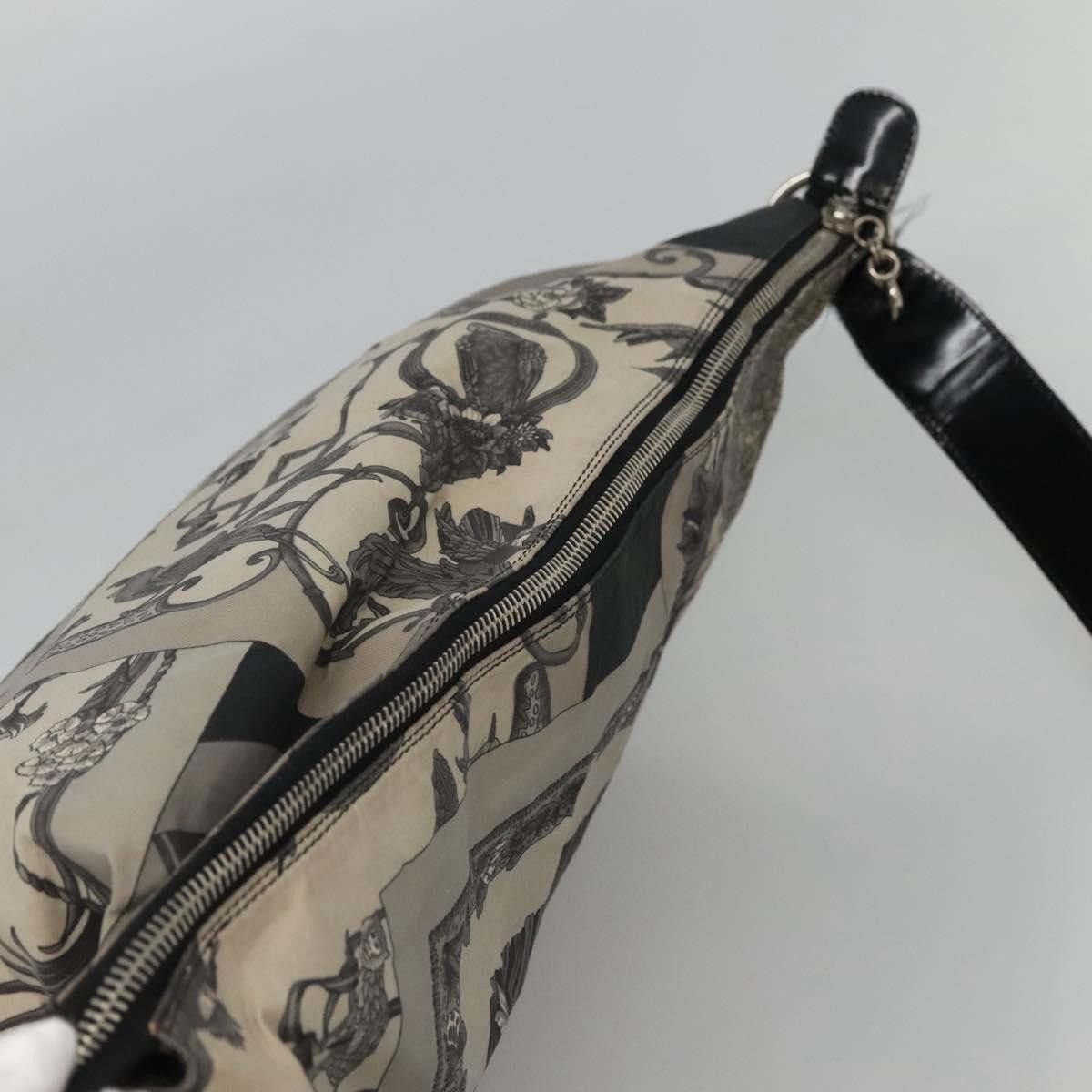 Salvatore Ferragamo Salvatore Ferragamo Shoulder Bag Canvas Gray Black Silver Size ONE SIZE - 6 Thumbnail