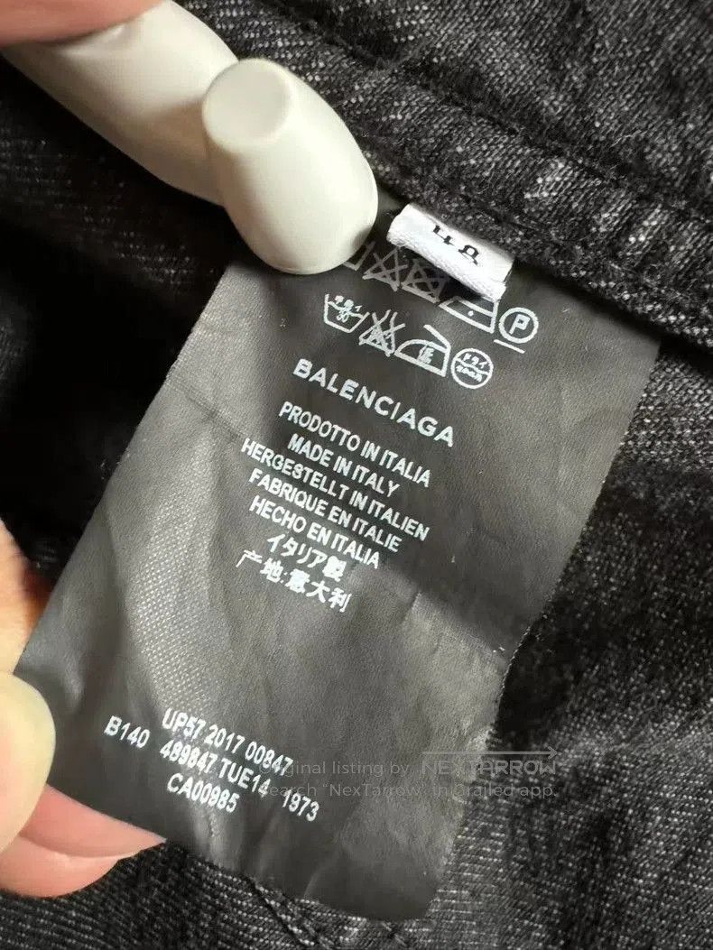 Balenciaga Balenciaga Sinners Denim Jacket. Size US M / EU 48-50 / 2 - 4 Thumbnail