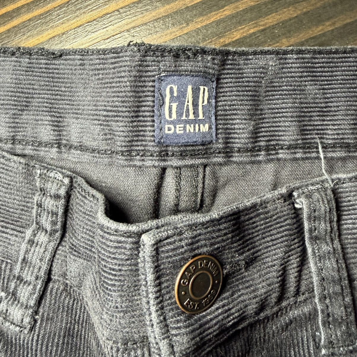 Gap Gap Slim Navy Blue Corduroy Pants Size US 31 - 5 Thumbnail