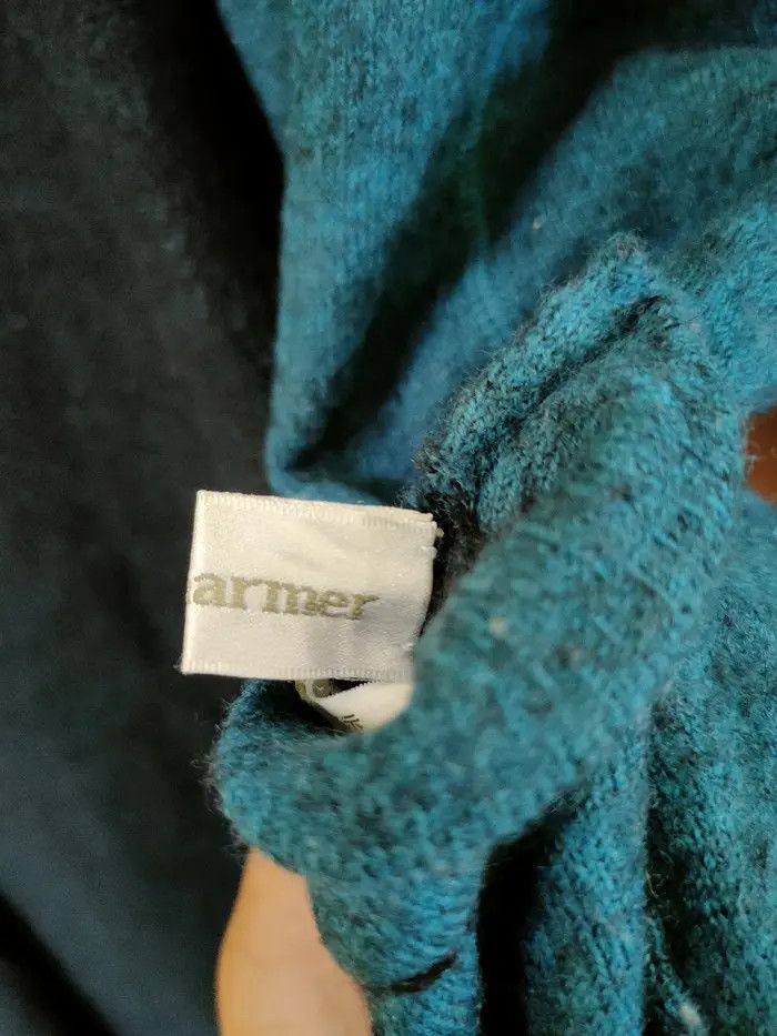 Japanese Brand DL LA Charmer Green Vintage Long Cardigans #46-526 Size M / US 6-8 / IT 42-44 - 13 Thumbnail