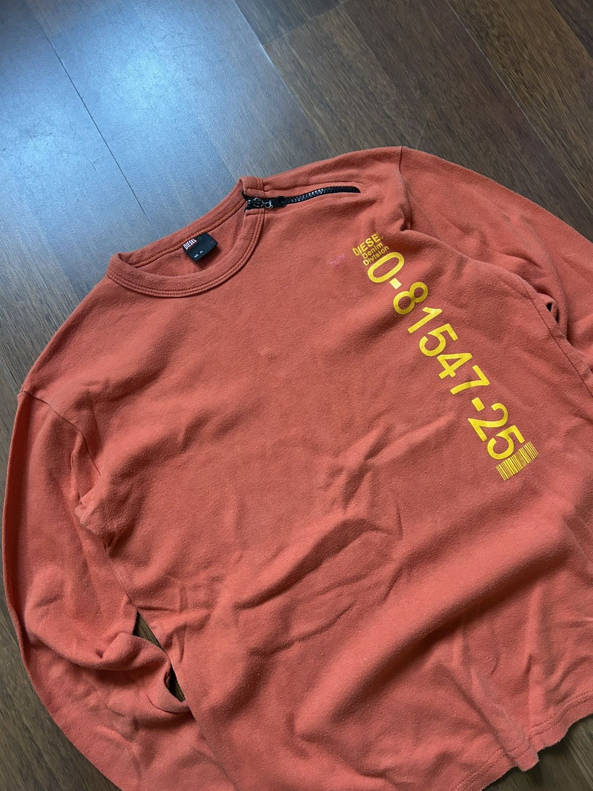 Diesel Vintage 00s Diesel LongSleeve Tee Streetwear Style Y2K Sz M Size M / US 6-8 / IT 42-44 - 3 Thumbnail