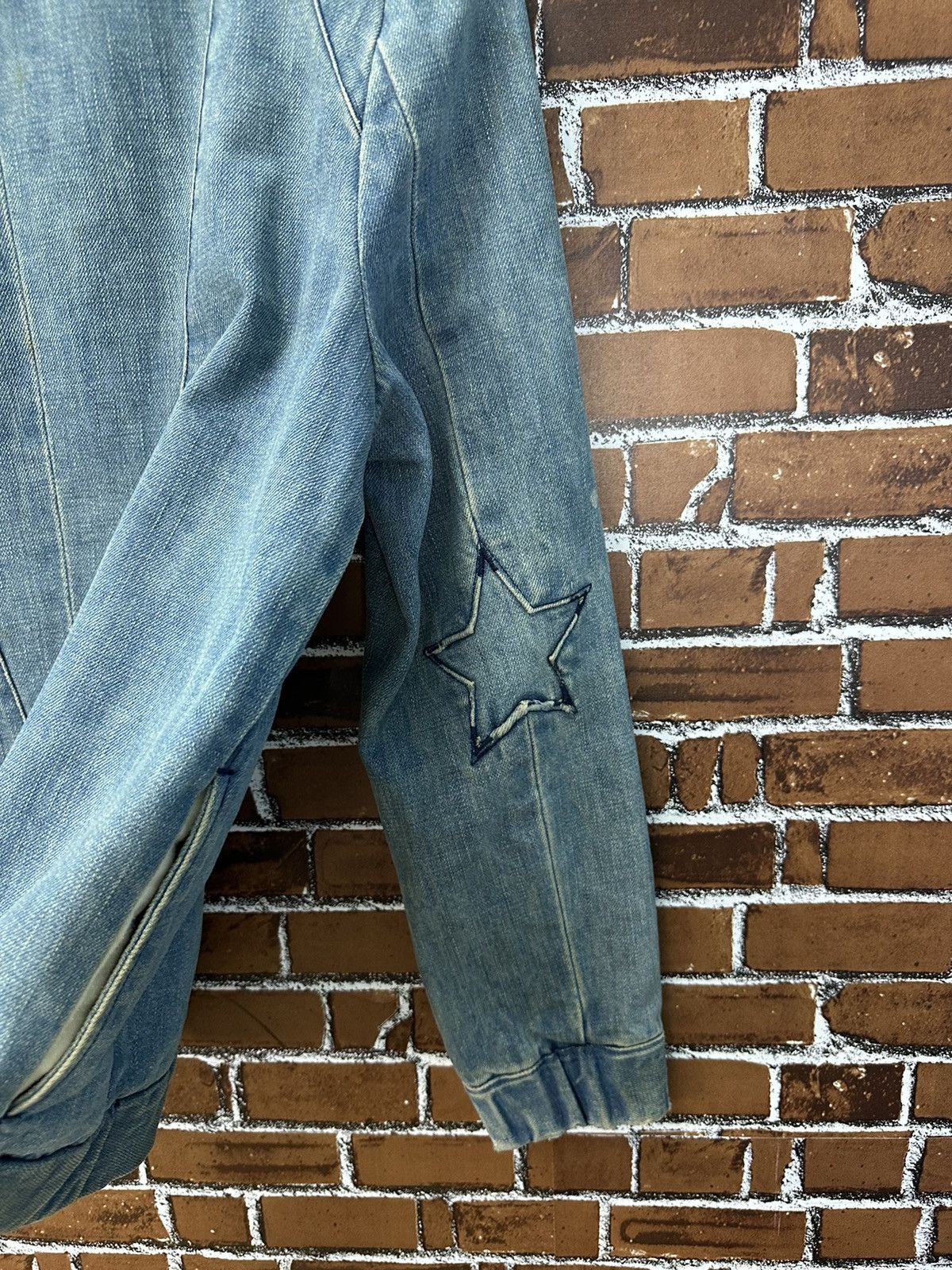 Vintage Rare Vintage Sladky Japan Worn Denim Jacket Z209 Size M / US 6-8 / IT 42-44 - 5 Thumbnail