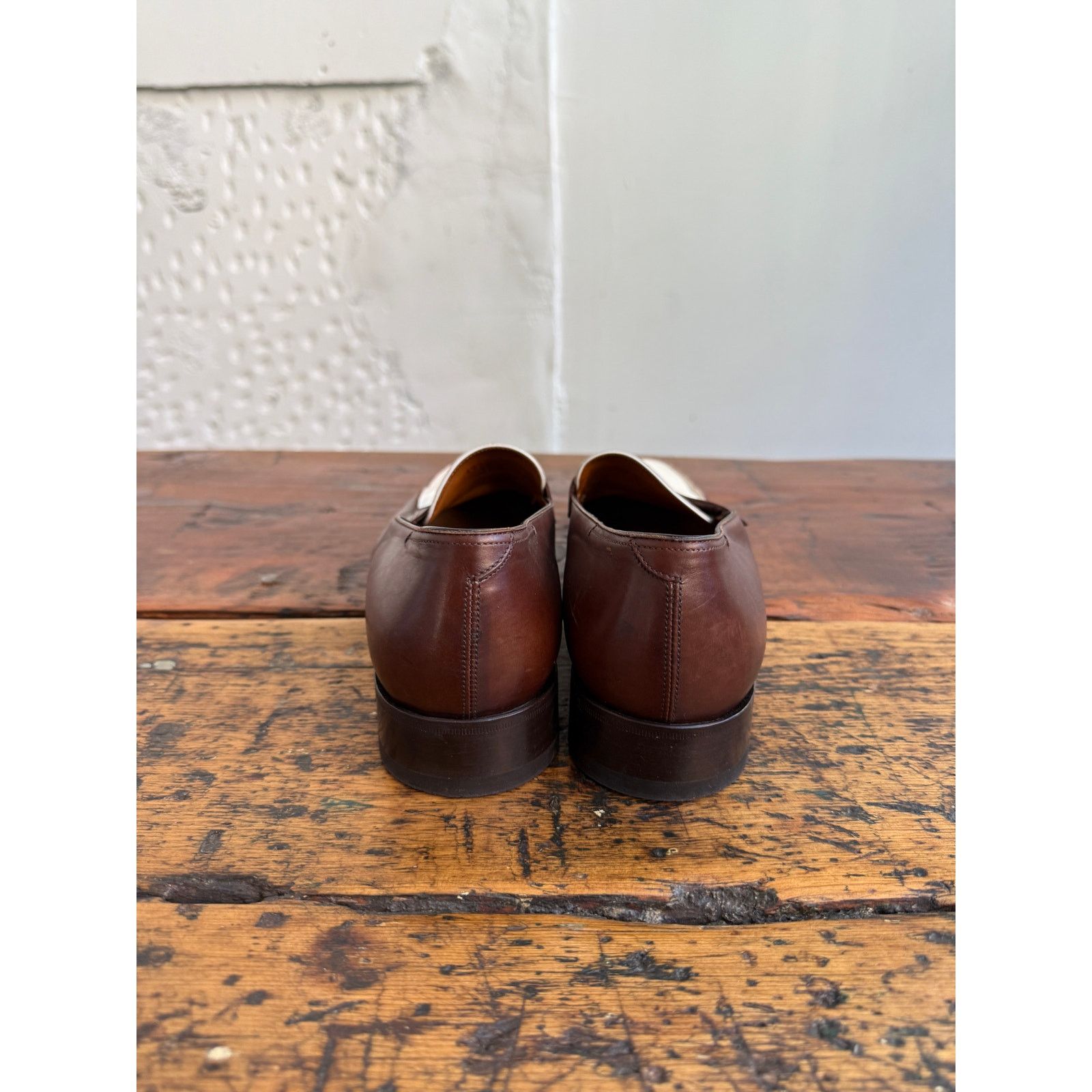 Tom Ford Tom Ford Brown and White Loafers Size US 12 / EU 45 - 7 Thumbnail