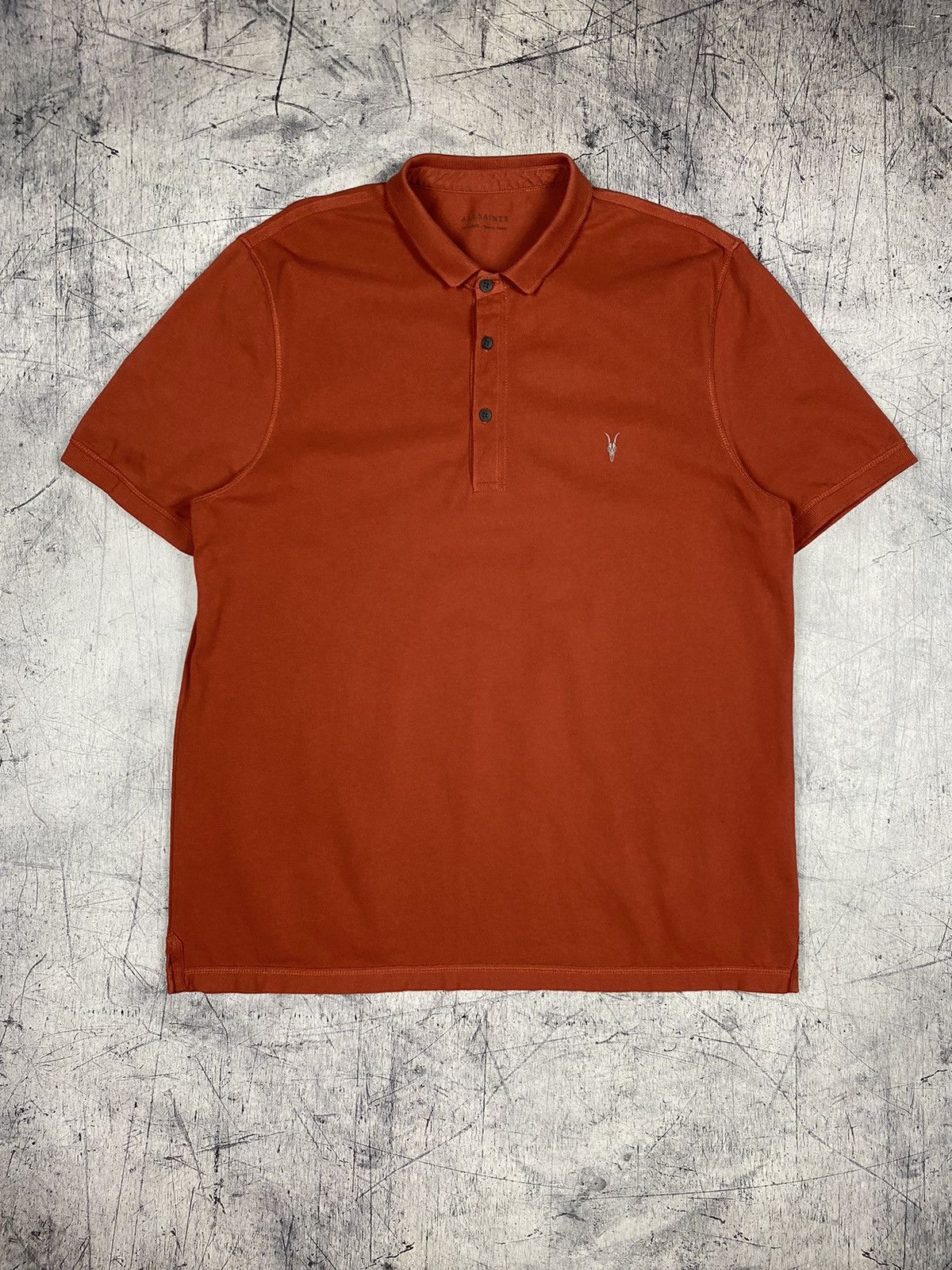 Allsaints Allsaints Designer Luxury Polo Shirt Size US XXL / EU 58 / 5 - 2 Thumbnail