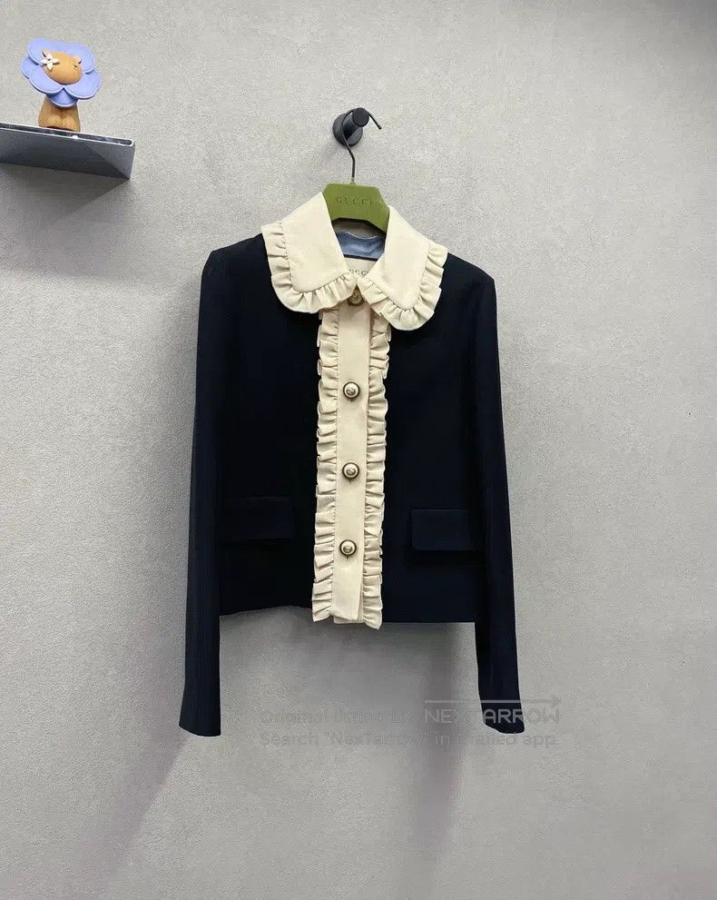 Gucci Gucci Black jacket with rolled-edge lapel Size XS / US 0-2 / IT 36-38 - 3 Thumbnail