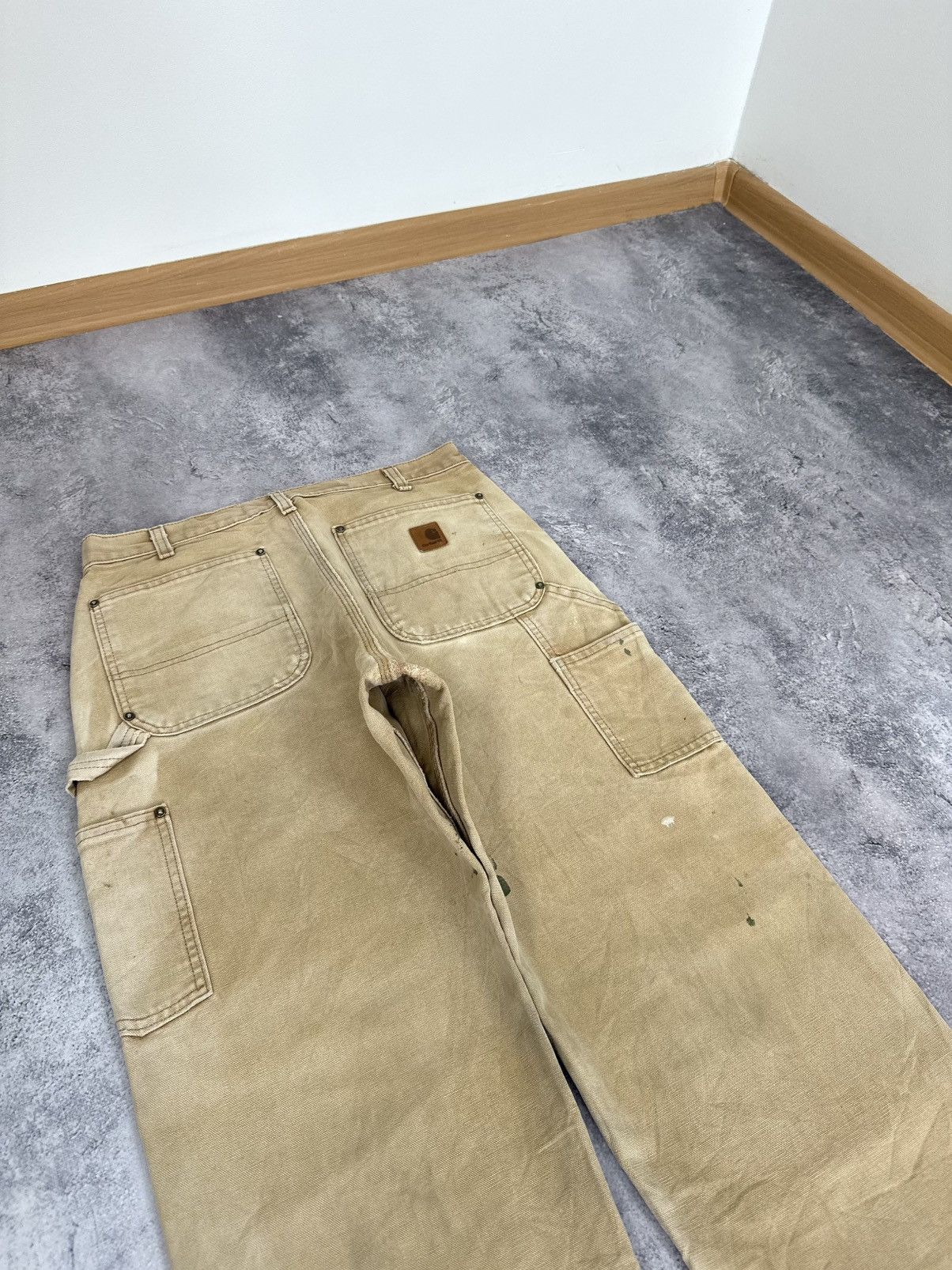 Carhartt Vintage 90s Carhartt USA Double Knee Distressed Work Pants Size US 32 / EU 48 - 8 Thumbnail