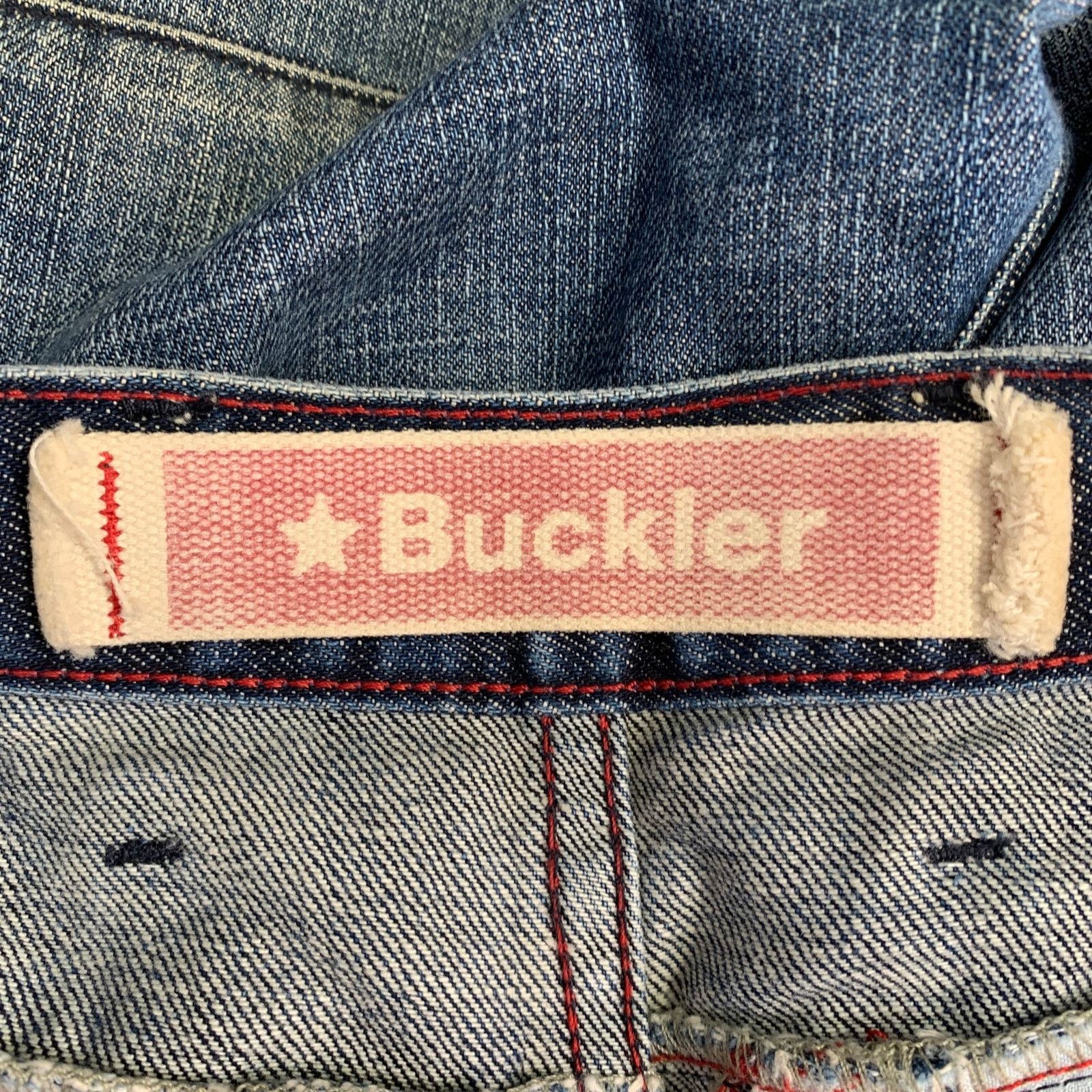 Buckler BUCKLER Size 31 Blue Cotton Denim Straight Jeans Size US 31 - 4 Thumbnail