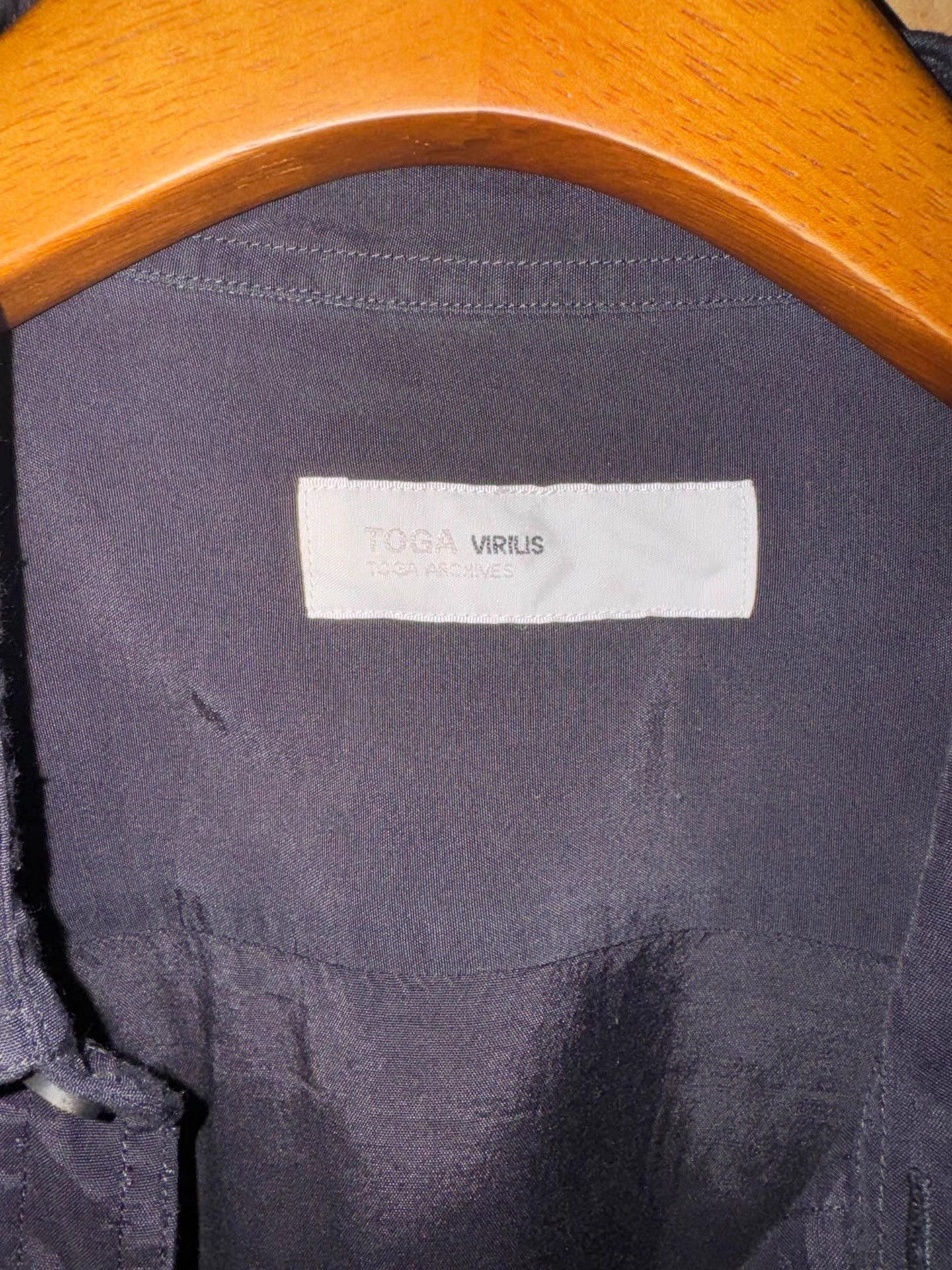 TOGA VIRILIS TOGA VIRILIS Black Shirt Q16 Size US M / EU 48-50 / 2 - 3 Thumbnail