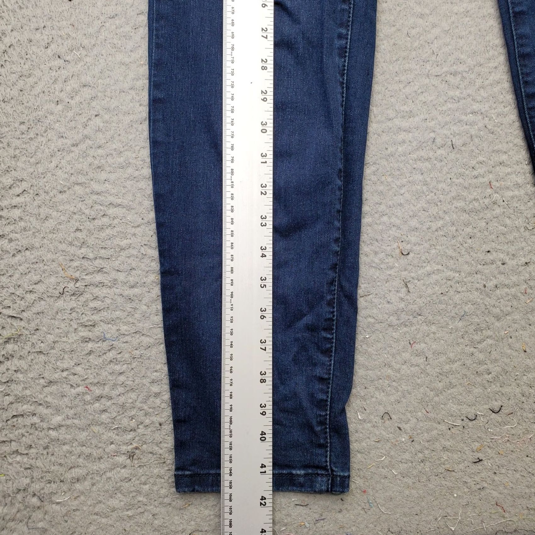 Vintage ELOQUII Skinny Jeans Womens 18 Blue Denim Stretch 5-Pocket Regular Fit Jeans Size 18 Womens Blue Denim 5-Pocket ELOQUII Size 40" / US 18 - 3 Thumbnail