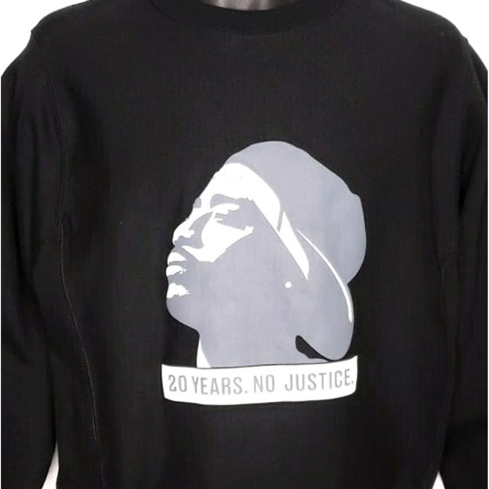 Champion Champion Sweatshirt Mens Small Black Reverse Weave Tupac 2Pac Notorious BIG Biggie Smalls Size US S / EU 44-46 / 1 - 2 Thumbnail