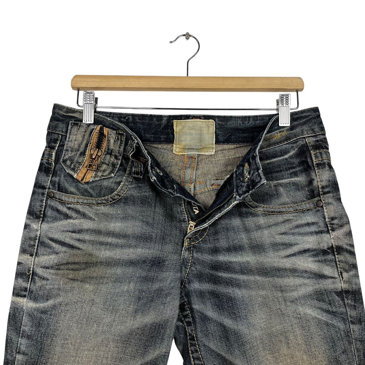 Japanese Brand Vintage Lolita Jeans Faded Denim Jeans Size 32" / US 10 / IT 46 - 16 Thumbnail