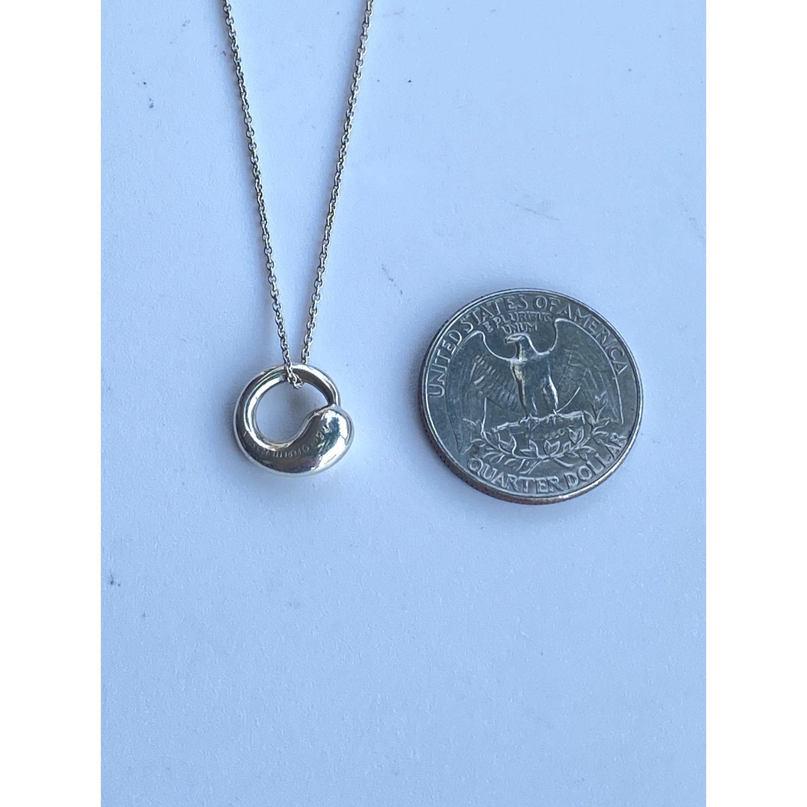 Tiffany & Co. TIFFANY & Co. Eternal Circle Elsa Peretti Necklace 16 Inch Size ONE SIZE - 10 Thumbnail