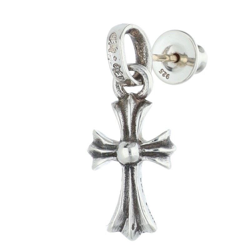 Chrome Hearts Chrome Hearts Baby Fat Drop Silver Earring Size ONE SIZE - 1 Thumbnail
