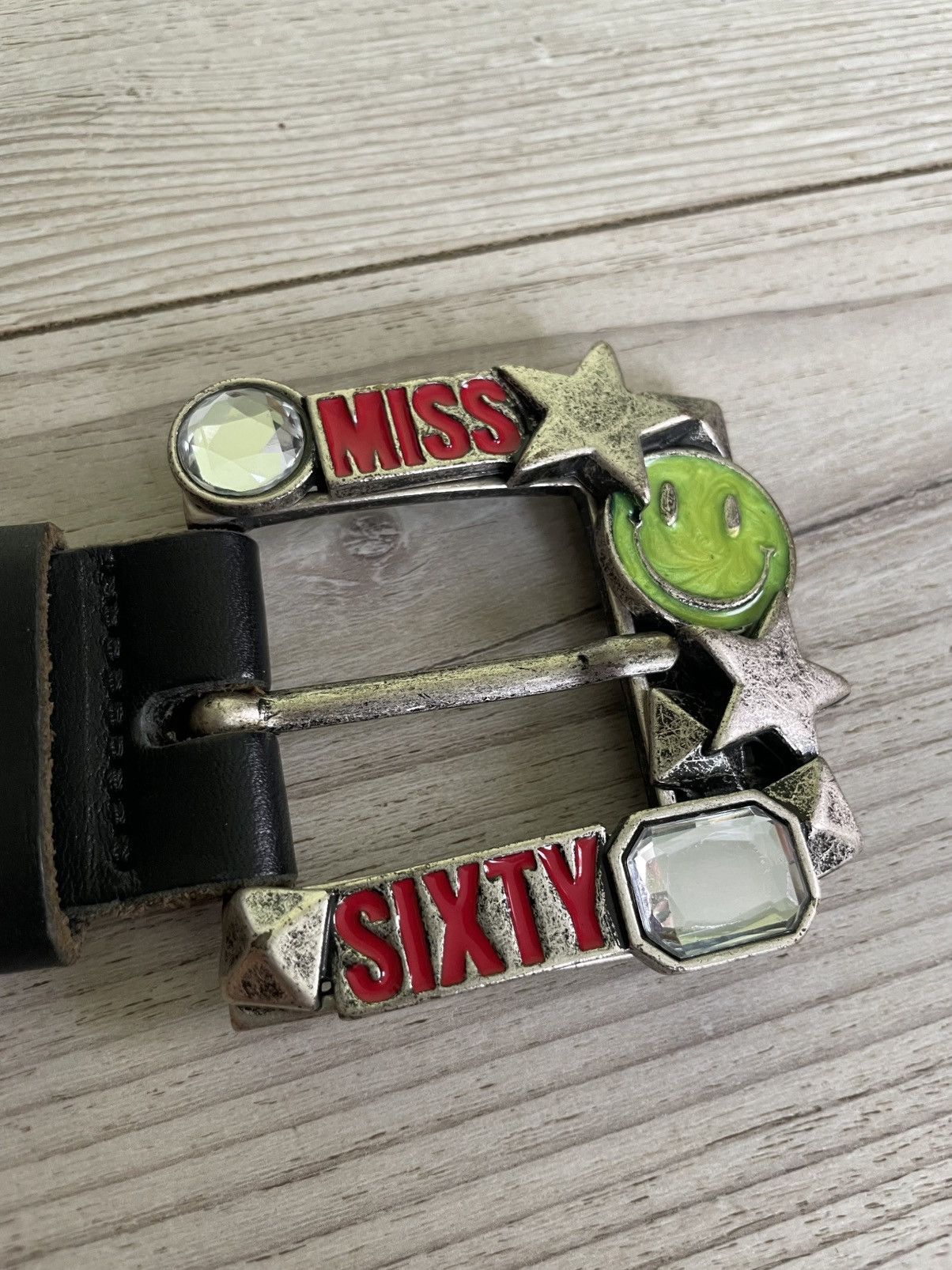 Japanese Brand × Miss Sixty Miss Sixty Vintage Y2K Super Sexy Leather Belt Size ONE SIZE - 12 Thumbnail