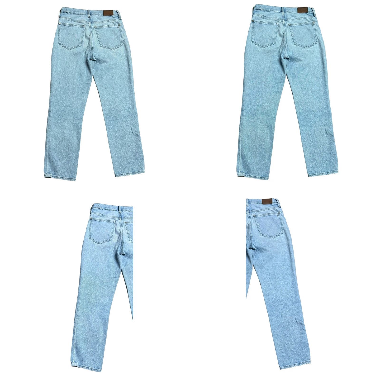 Madewell Madewell Jeans Women's 27 Blue Light Wash High Rise Straight Leg Vintage 90s Style Regular Fit 5-Pocket Denim Size 27" / US 4 / IT 40 - 9 Thumbnail