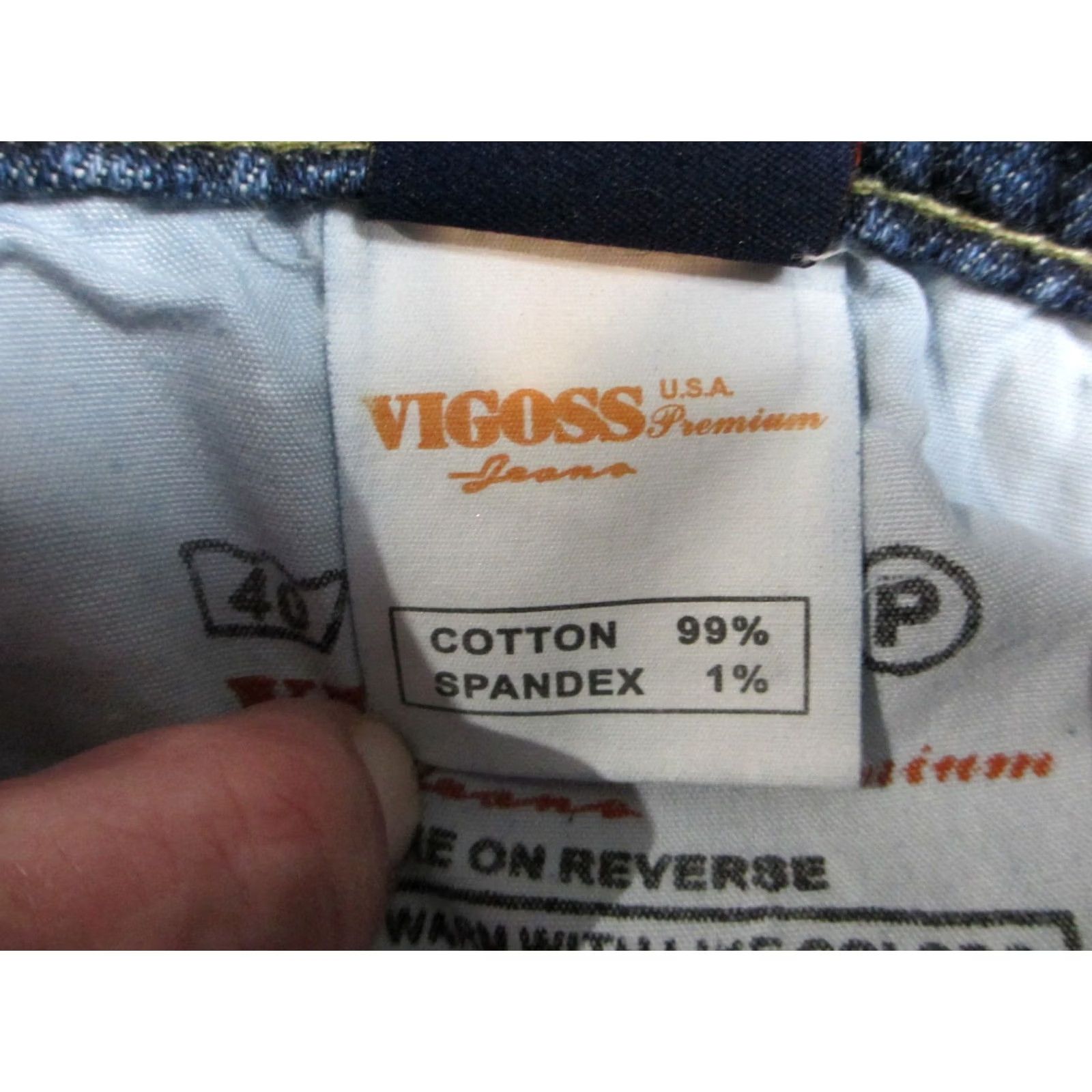 Vigoss Womens Jeans Blue Bootcut Embroidered Butterfly Mid Rise - 11/12 - Buy Online