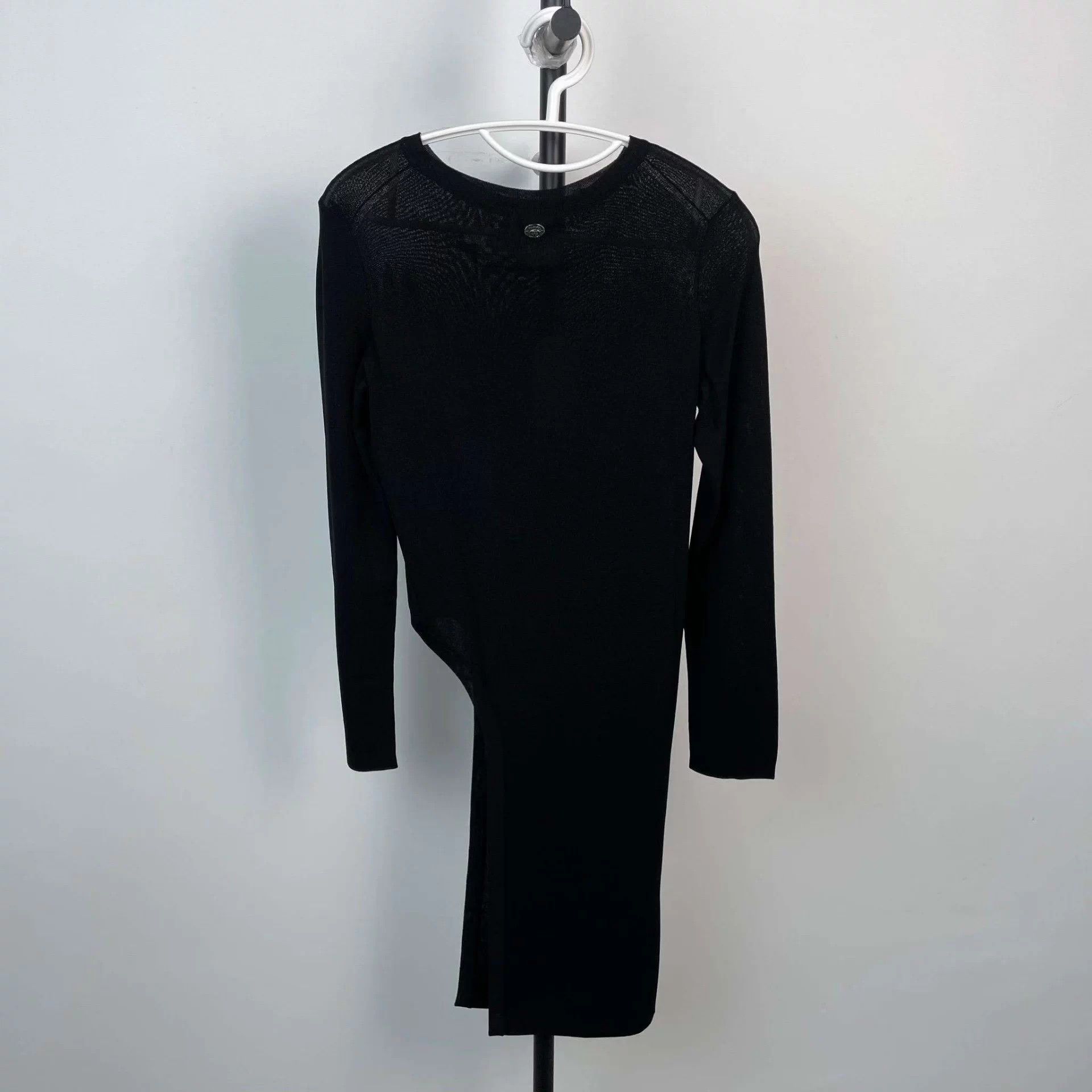 Chanel Chanel Women's Rayon Blouse 38 Black Size S / US 4 / IT 40 - 2 Thumbnail