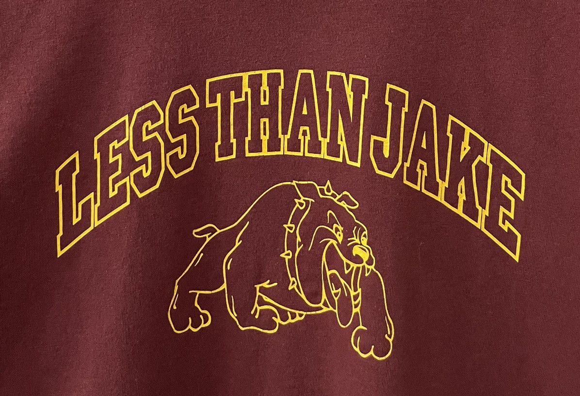 Band Tees VINTAGE 90s LESS THAN JAKE AMERICAN SKA PUNK BAND TSHIRT Size US M / EU 48-50 / 2 - 7 Thumbnail