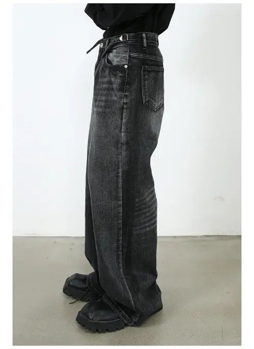 Japanese Brand × Jean American retro men's cool oldschool wide-leg jeans Size US 34 / EU 50 - 3 Thumbnail