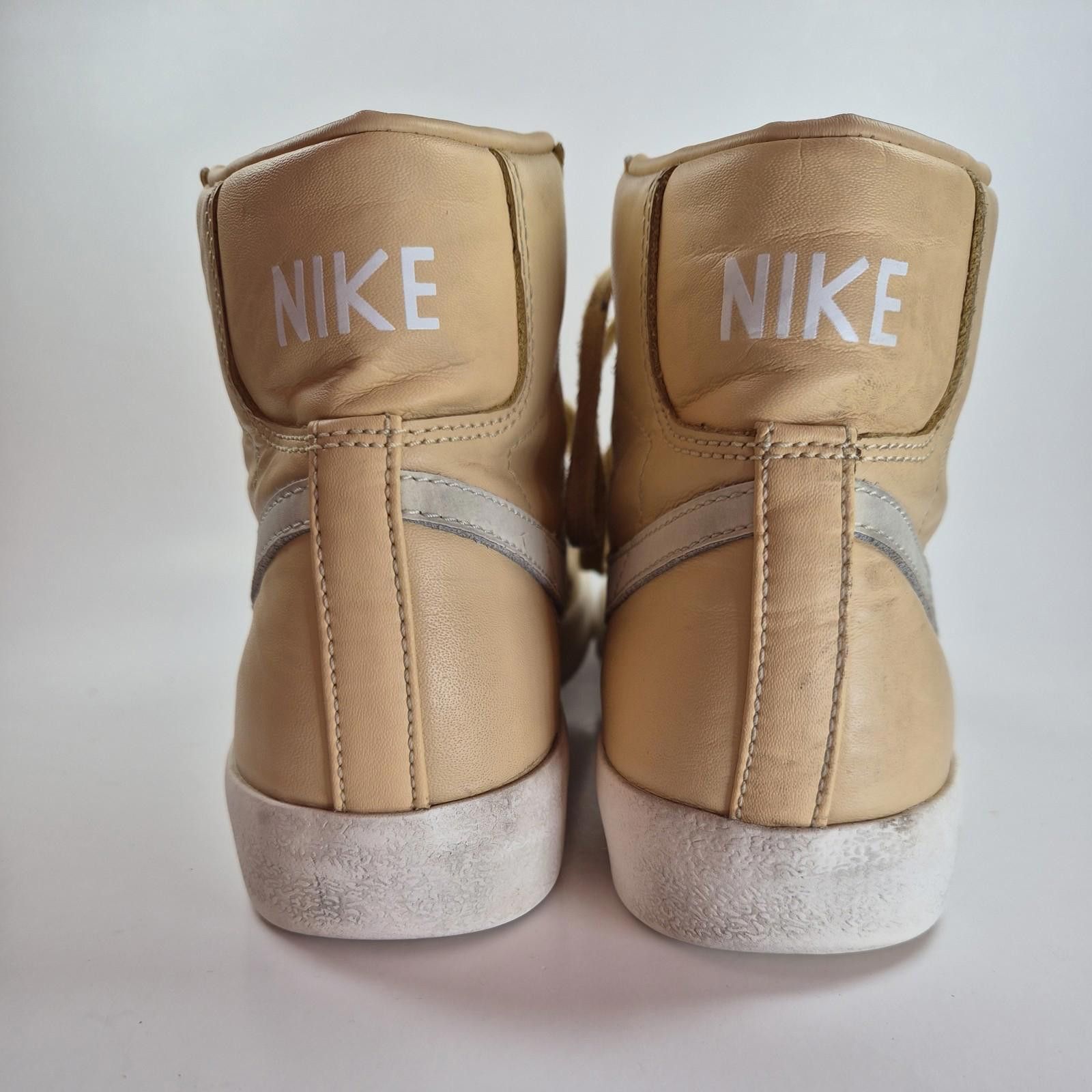 Nike Nike Womens 9 Blazer High Top Sneakers Tan Pink Faux Leather Size US 9 / IT 39 - 5 Thumbnail