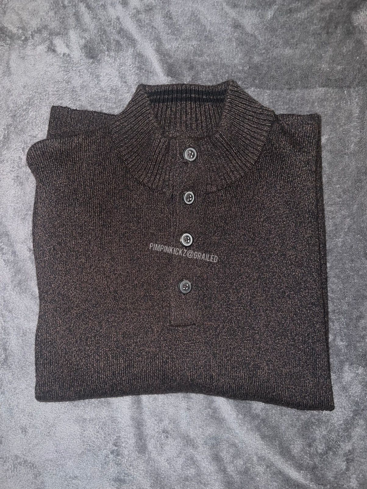 Gap Men’s GAP half button collar sweater Size US S / EU 44-46 / 1 - 1 Thumbnail