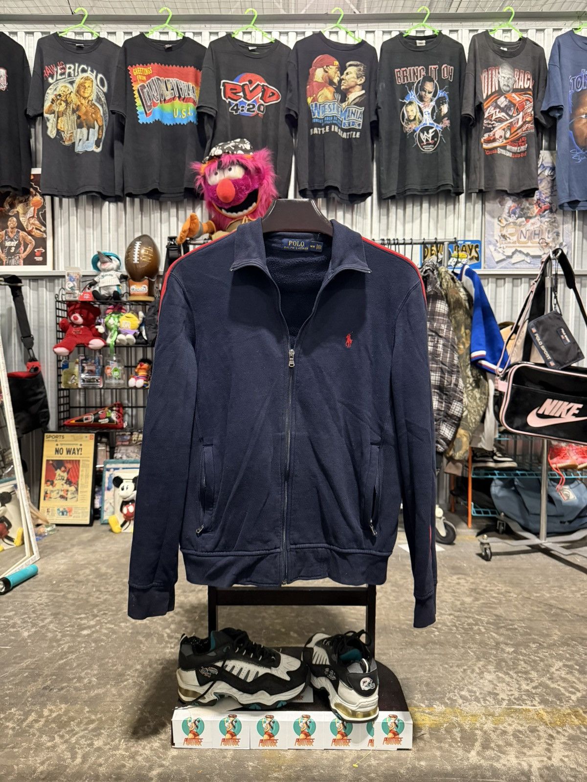 Polo Ralph Lauren Navy Polo Ralph Lauren Zip Up Jacket Medium Size US M / EU 48-50 / 2 - 1 Thumbnail