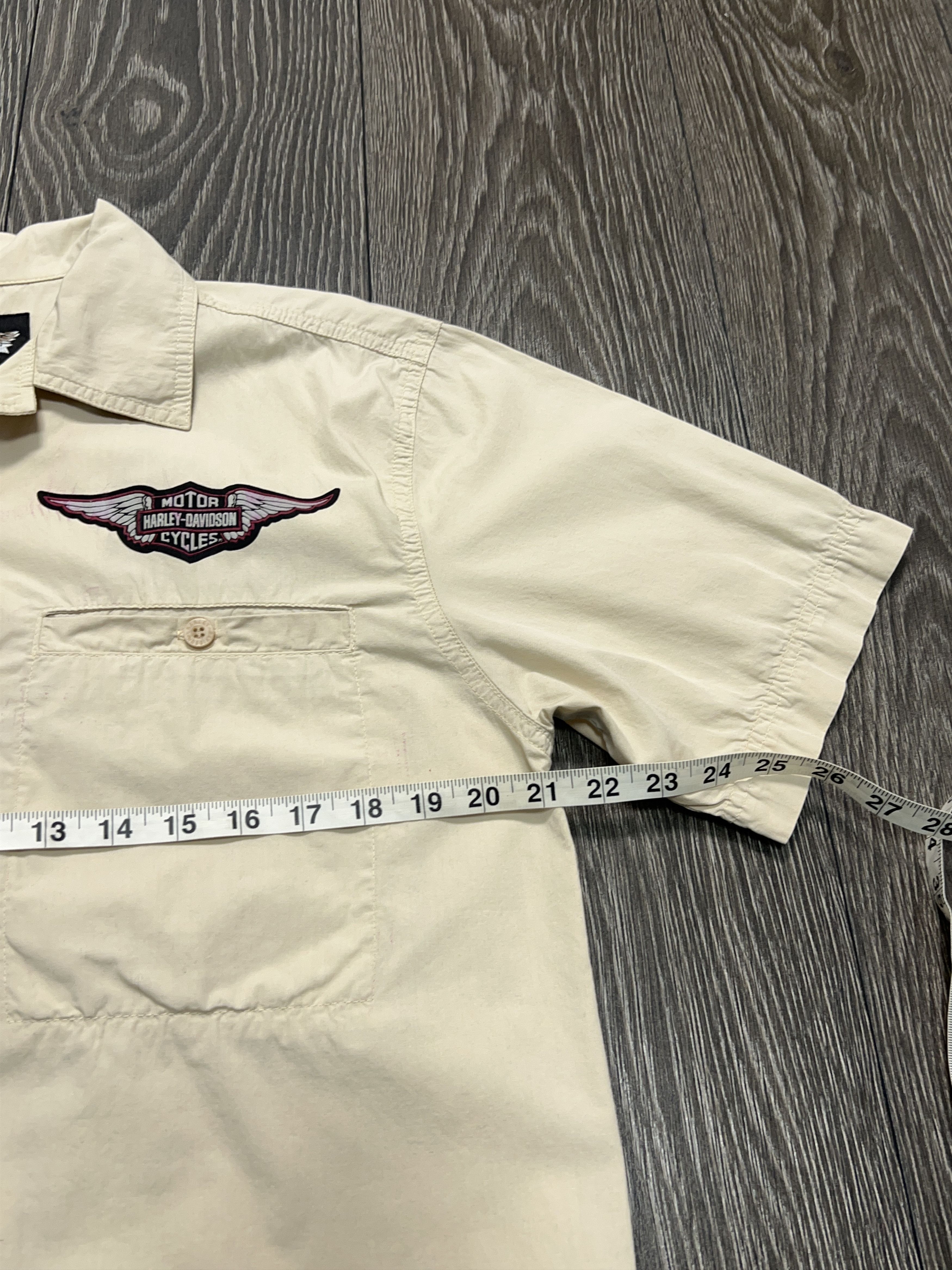 Vintage Harley Davidson Motorcycles Biker Shirt Button Up Big Logo S Size US S / EU 44-46 / 1 - 10 Thumbnail