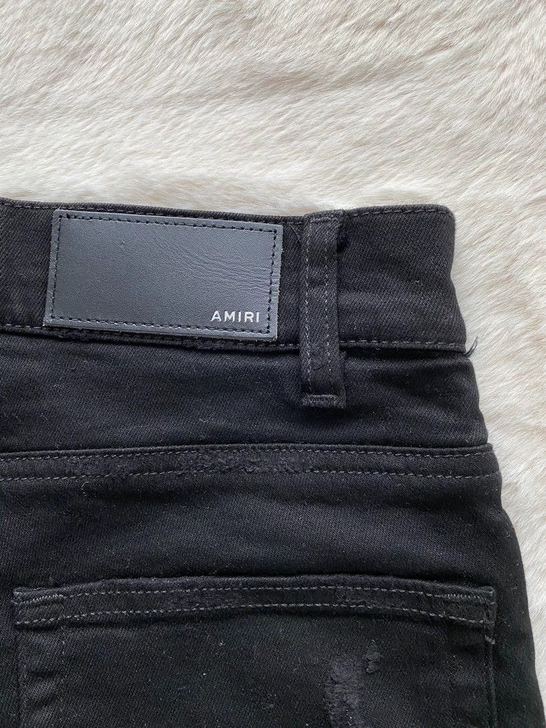 Amiri Amiri Black Destroyed Jean Size US 30 / EU 46 - 3 Thumbnail