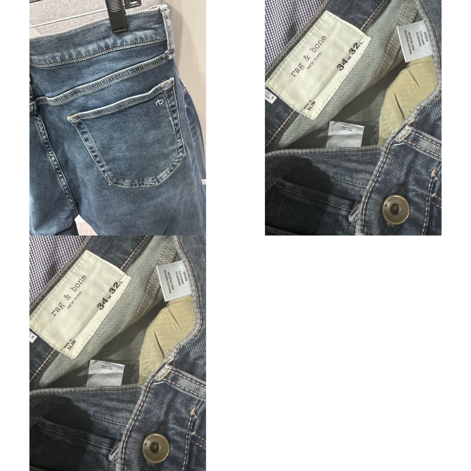 Rag & Bone Rag & Bone Denim Jeans Pants 34 x 29 Jeans 34 Regular Men Beige Rag & Bone Pants Mens 34 x 29 Denim Jeans Pan ts Size US 34 / EU 50 - 8 Thumbnail