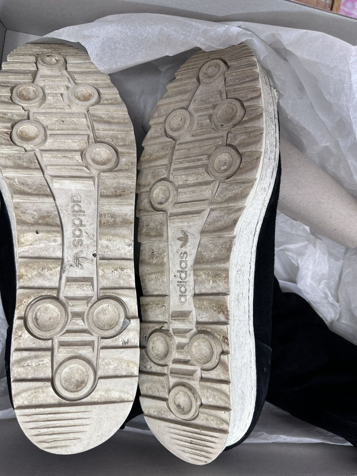 Rick Owens Rick Owens X adidas ripple socks Size US 11 / EU 44 - 9 Thumbnail