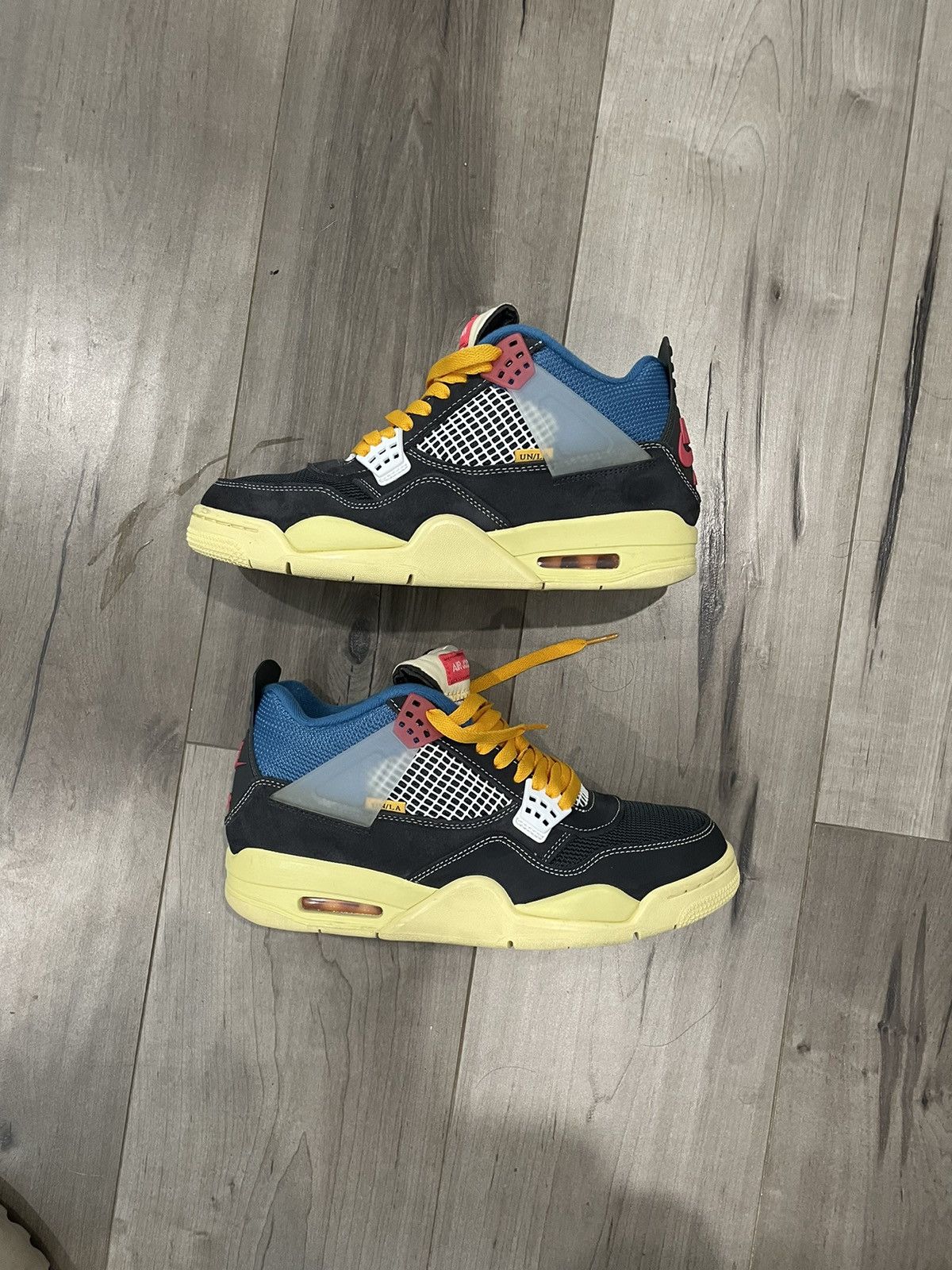 Jordan Brand Nike Union La Union LA x Jordan 4 Retro Off Noir size 9 Grailed