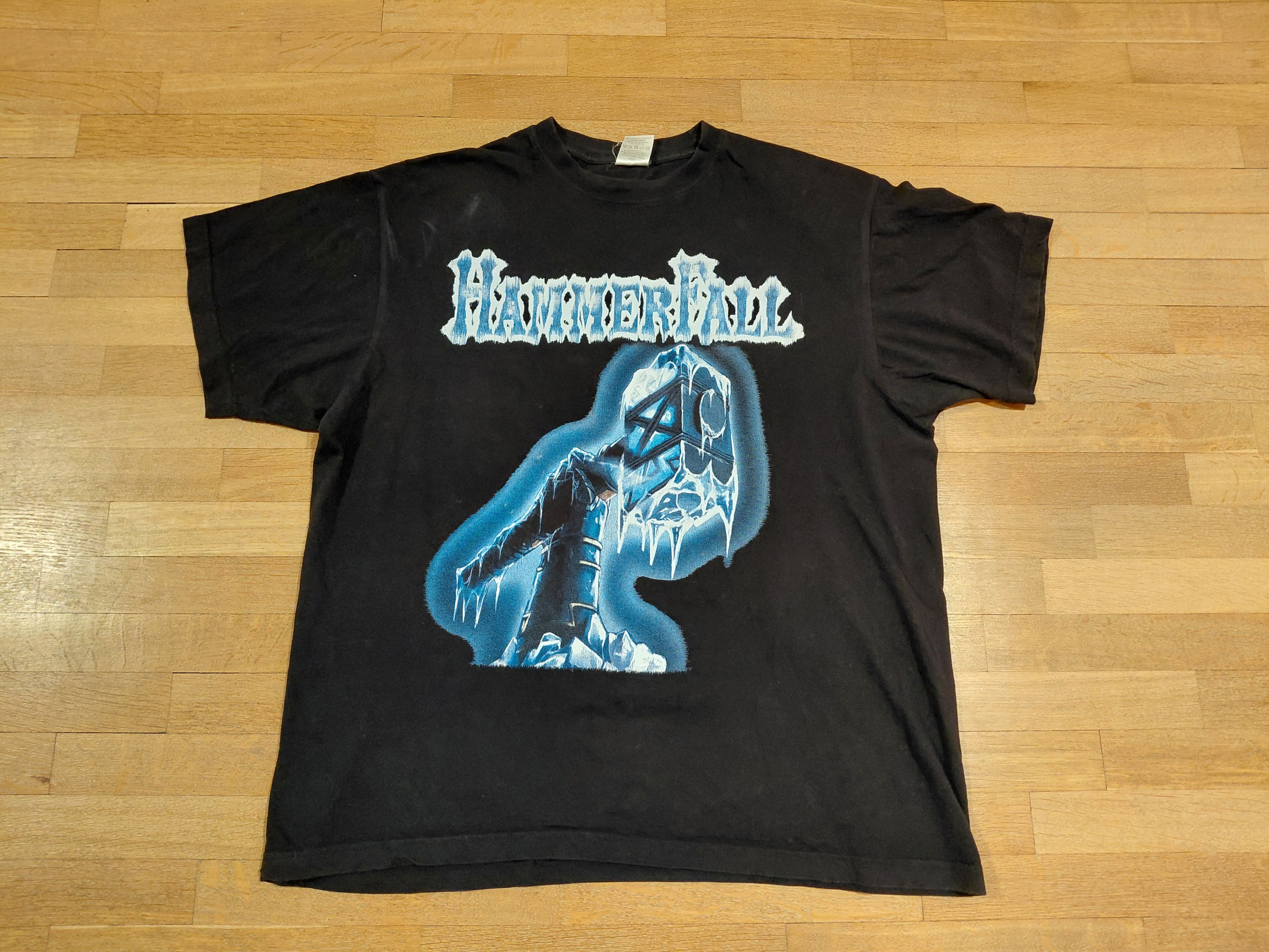 Band Tees HammerFall Vintage Shirt Stedman 2005 Sweden Power Metal Size US XL / EU 56 / 4 - 1 Thumbnail