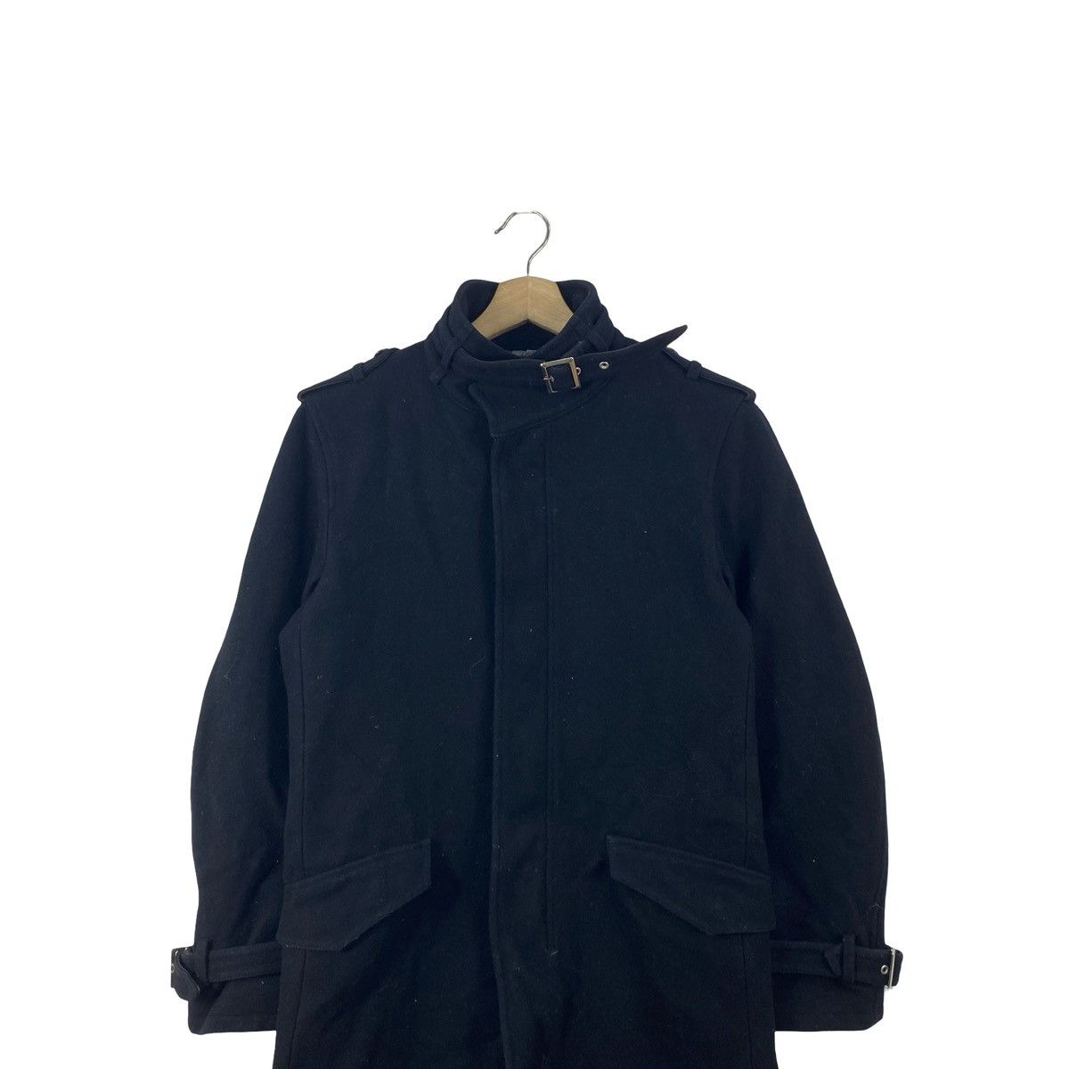 Tornado Mart Vintage TORNADO MART Coat Military Style Buckle Neck Zip Size US M / EU 48-50 / 2 - 2 Thumbnail
