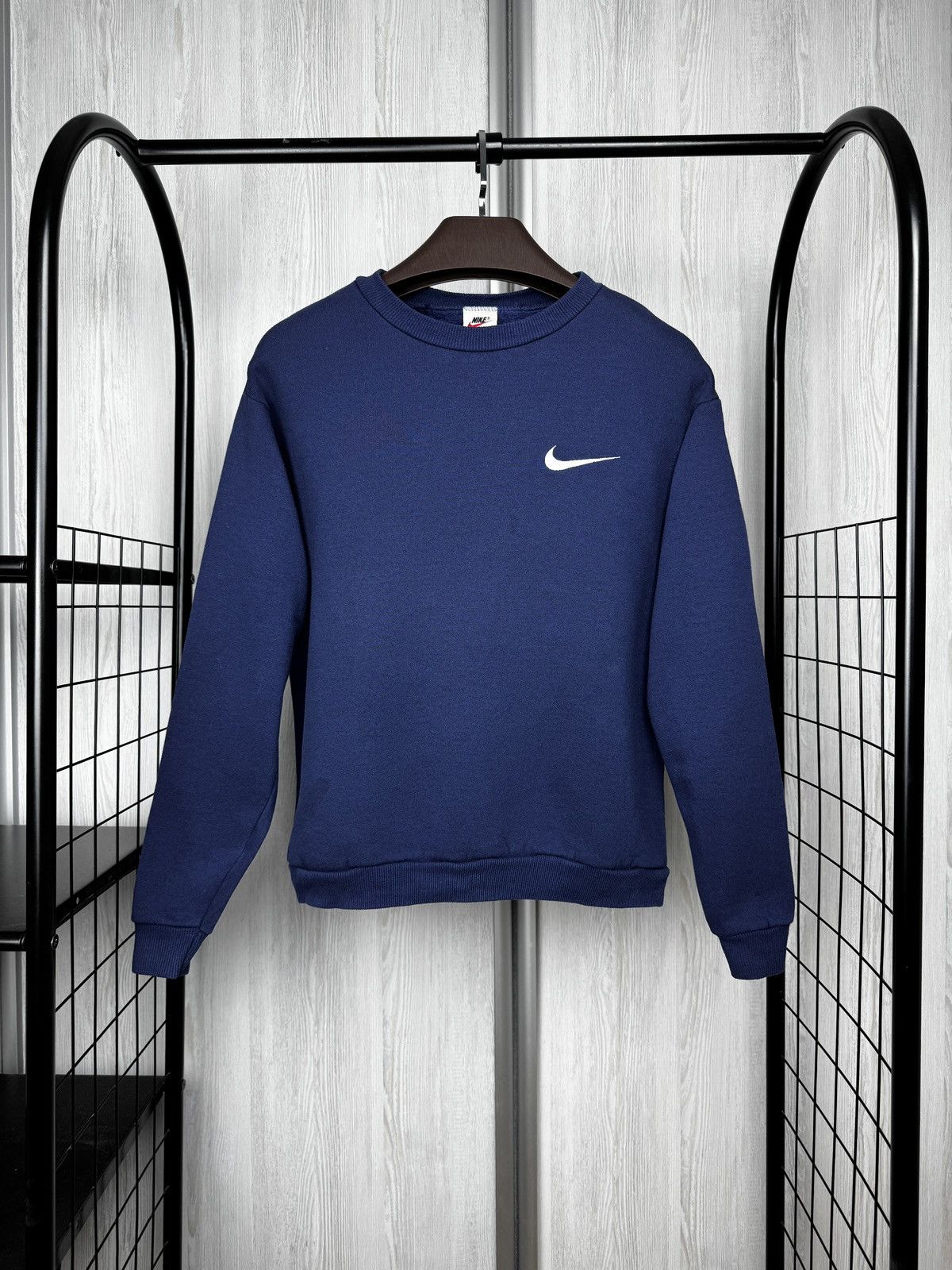 Nike Nike vintage 90s made in USA dark blue boys sweatshirt XL Size XL / US 12-14 / IT 48-50 - 1 Thumbnail