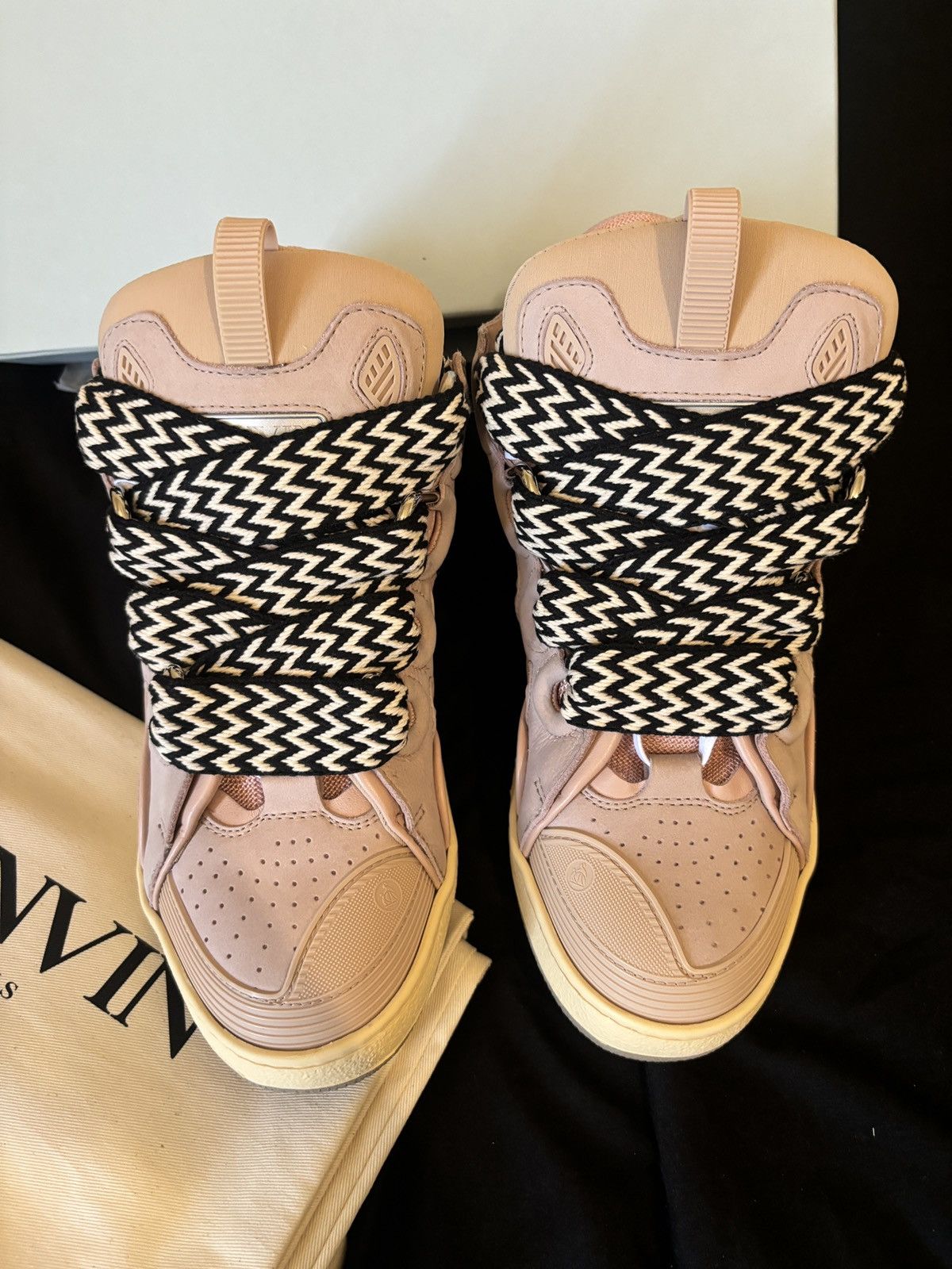 Lanvin Lanvin curb sneaker in pink size 43 / 10 us men Size US 10 / EU 43 - 2 Thumbnail