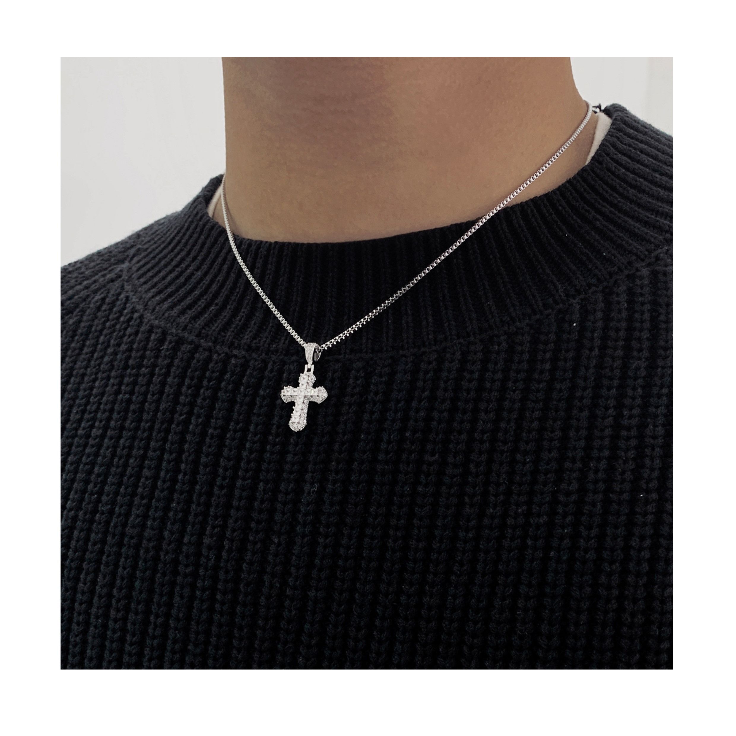 Other Cross Dark STEAL! Y2K Chains Necklace Chain Size ONE SIZE - 2 Thumbnail