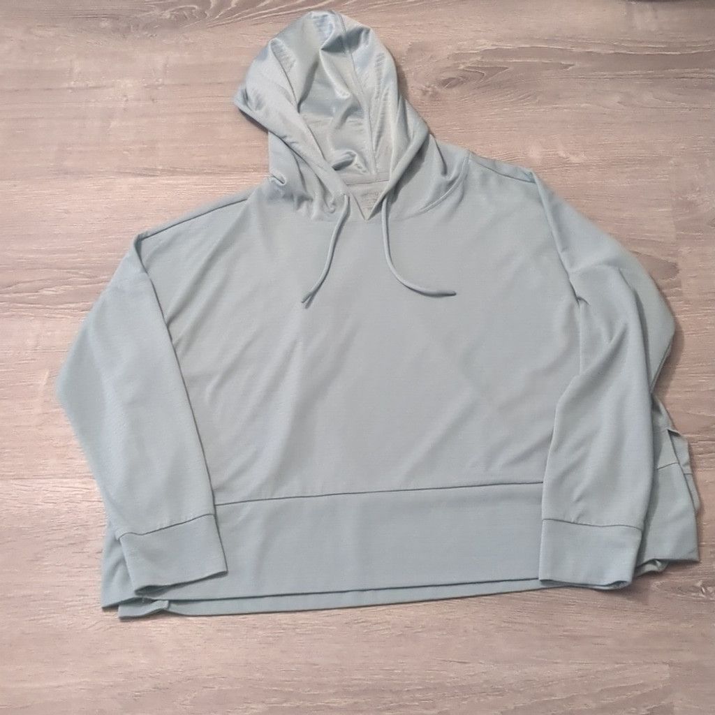 Mondetta Mondetta oversized hooded crop long sleeve top size Medium Size L / US 10 / IT 46 - 1 Thumbnail